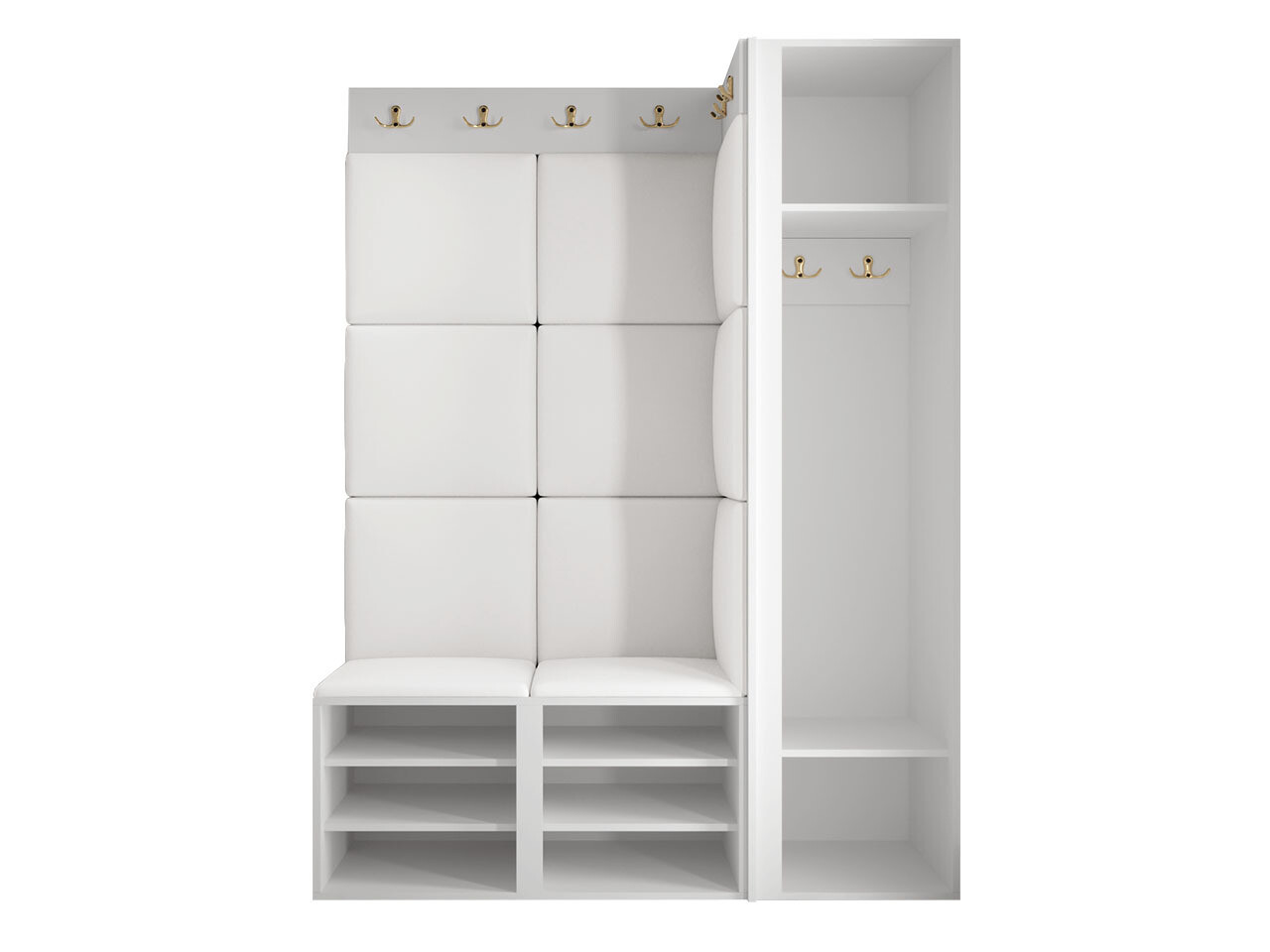 Set za hodnik Hartford 385 (Crna)