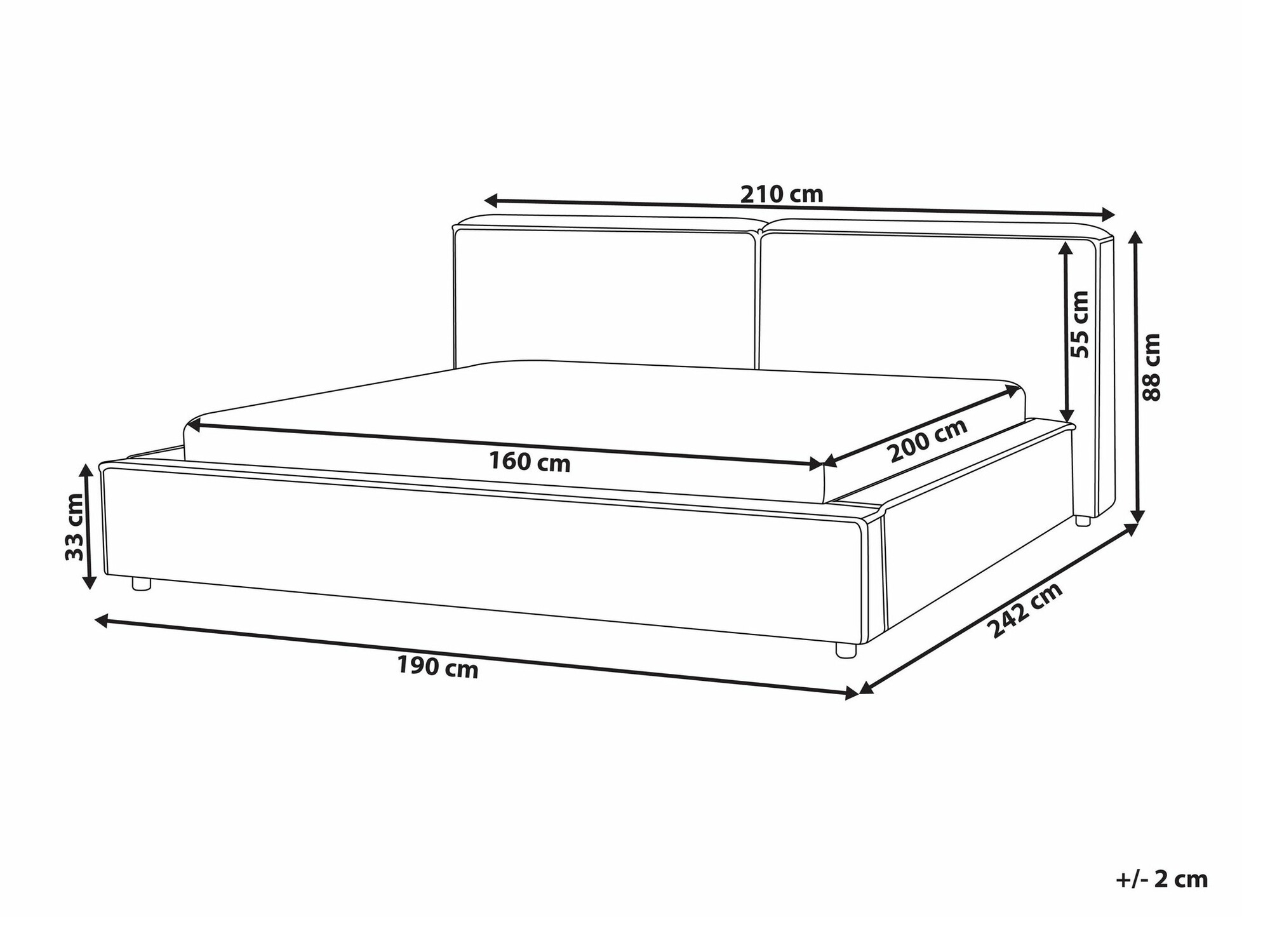Krevet Berwyn 649 (Zelena)