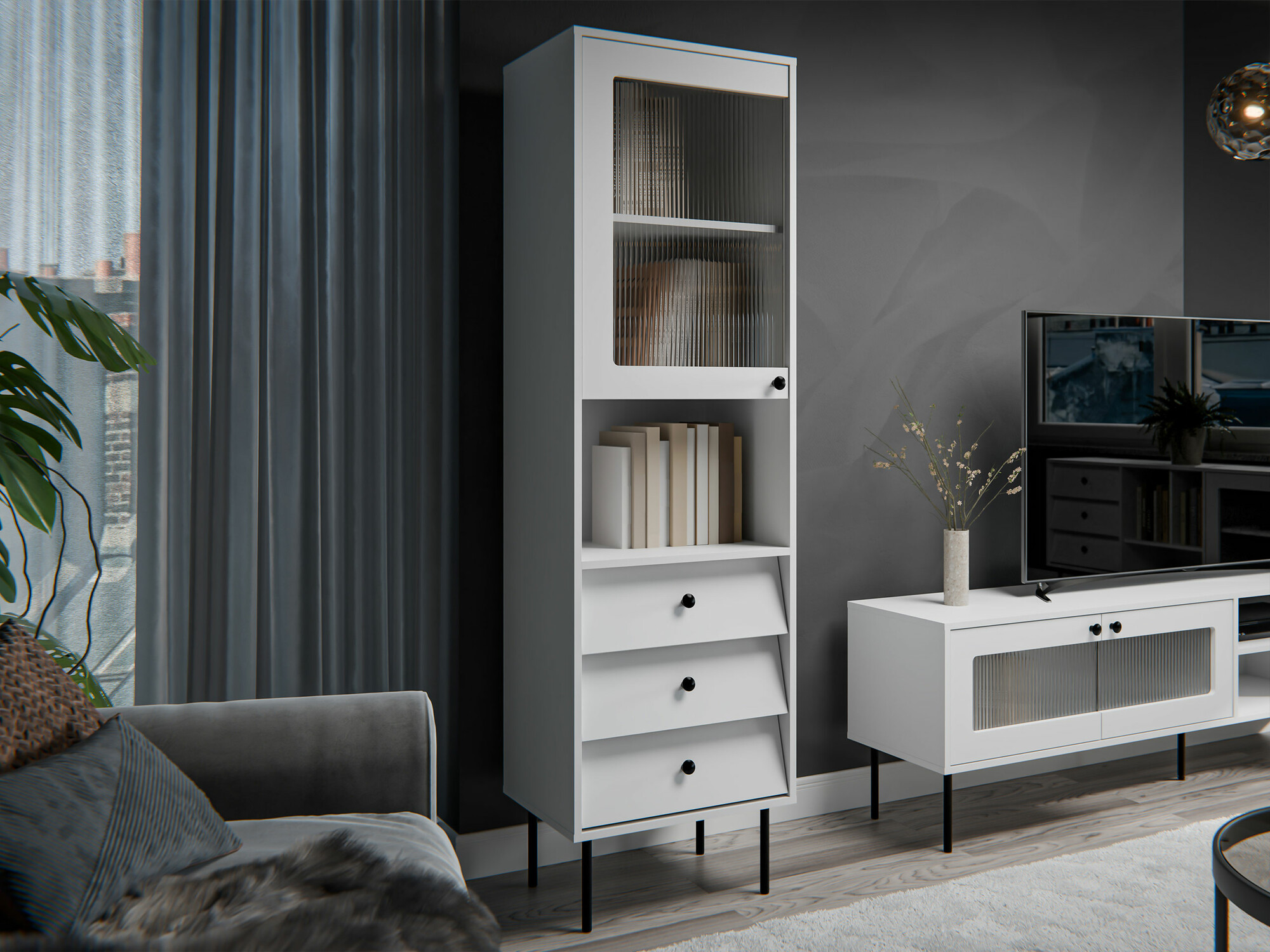 Polica Feletri 105 (Bijela)