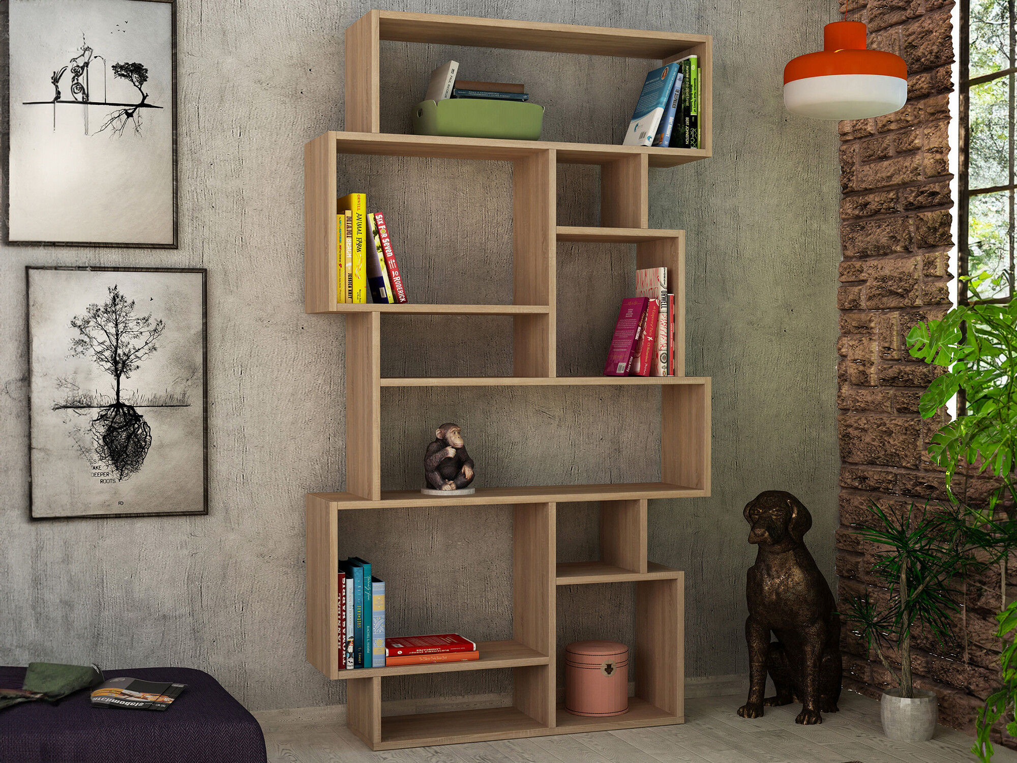 Polica Kailua 1080 (Sonoma hrast)