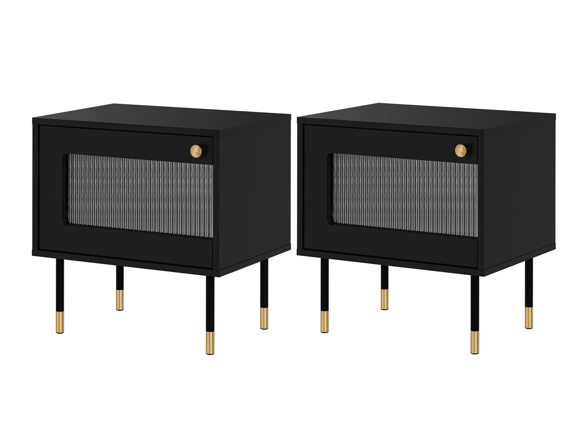 Set noćnih ormarića Feletri 107 (Crna)