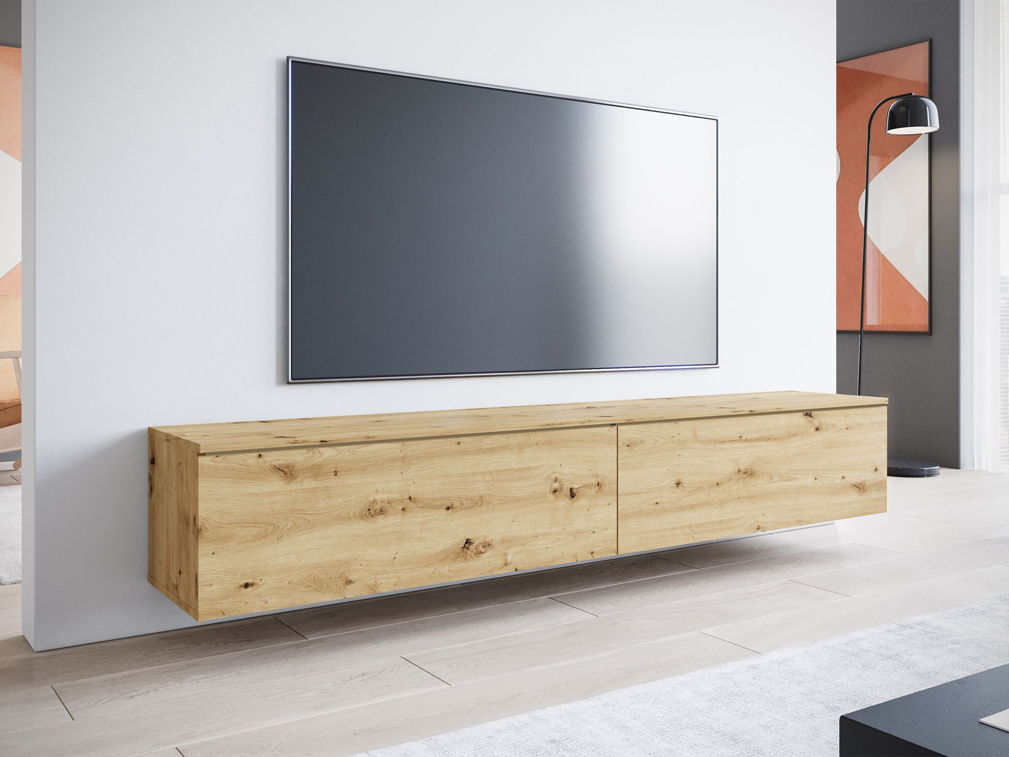 TV stol Scientia I (Hrast Artisan)