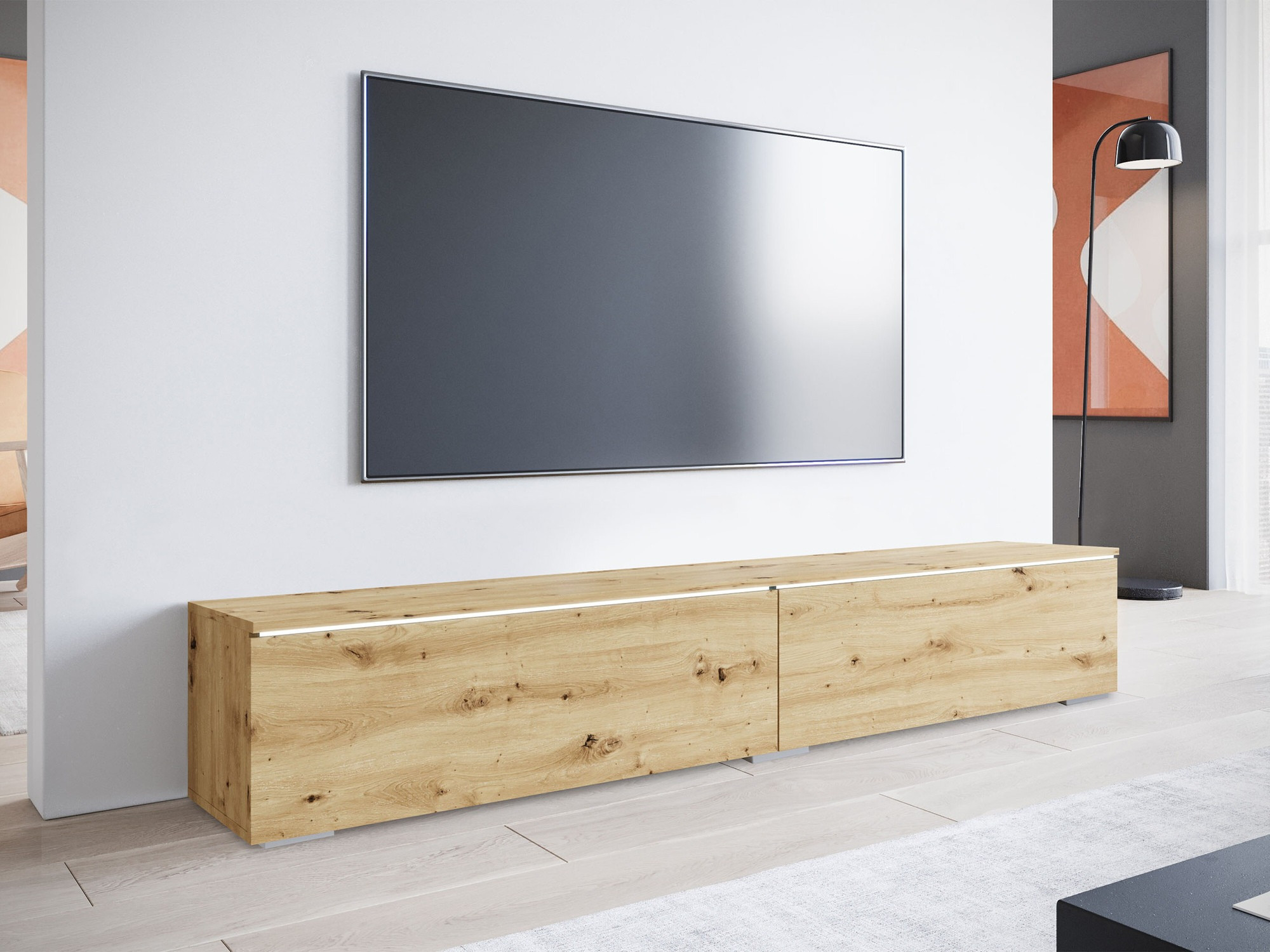 TV stol Scientia I (Hrast Artisan)