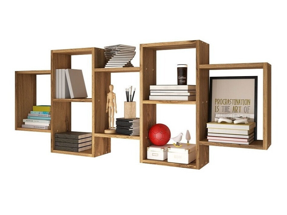 Zidna polica Sarasota 103 (Hrast Wotan)