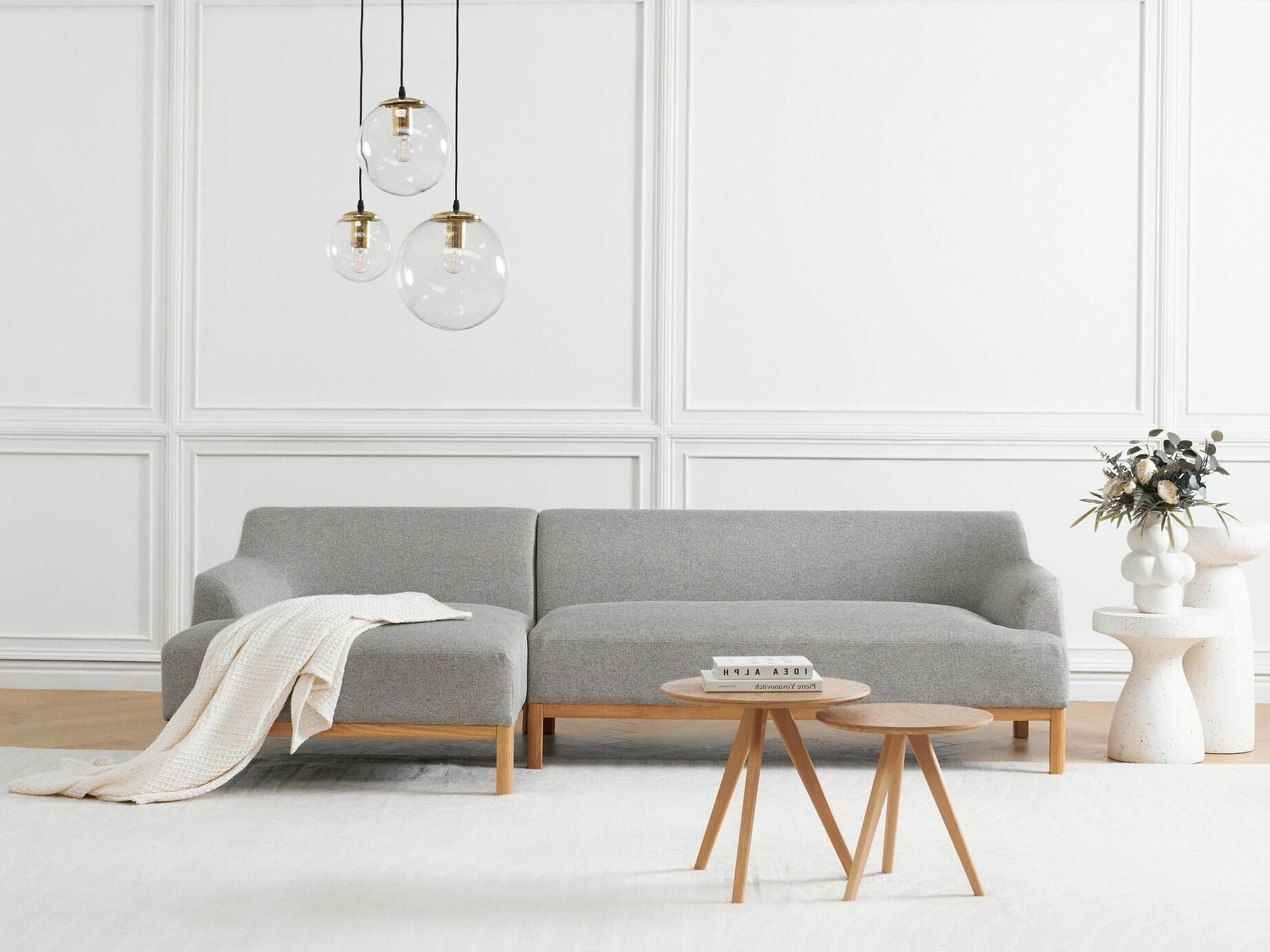 Kutna garnitura Berwyn 2229 (Siva)