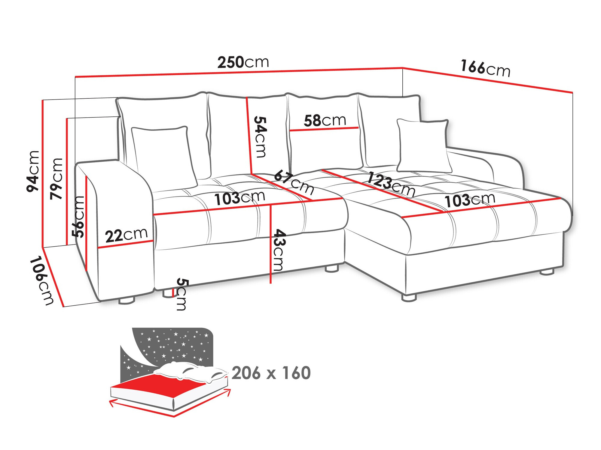 Kutna garnitura Sanford 102 (Manila 02)
