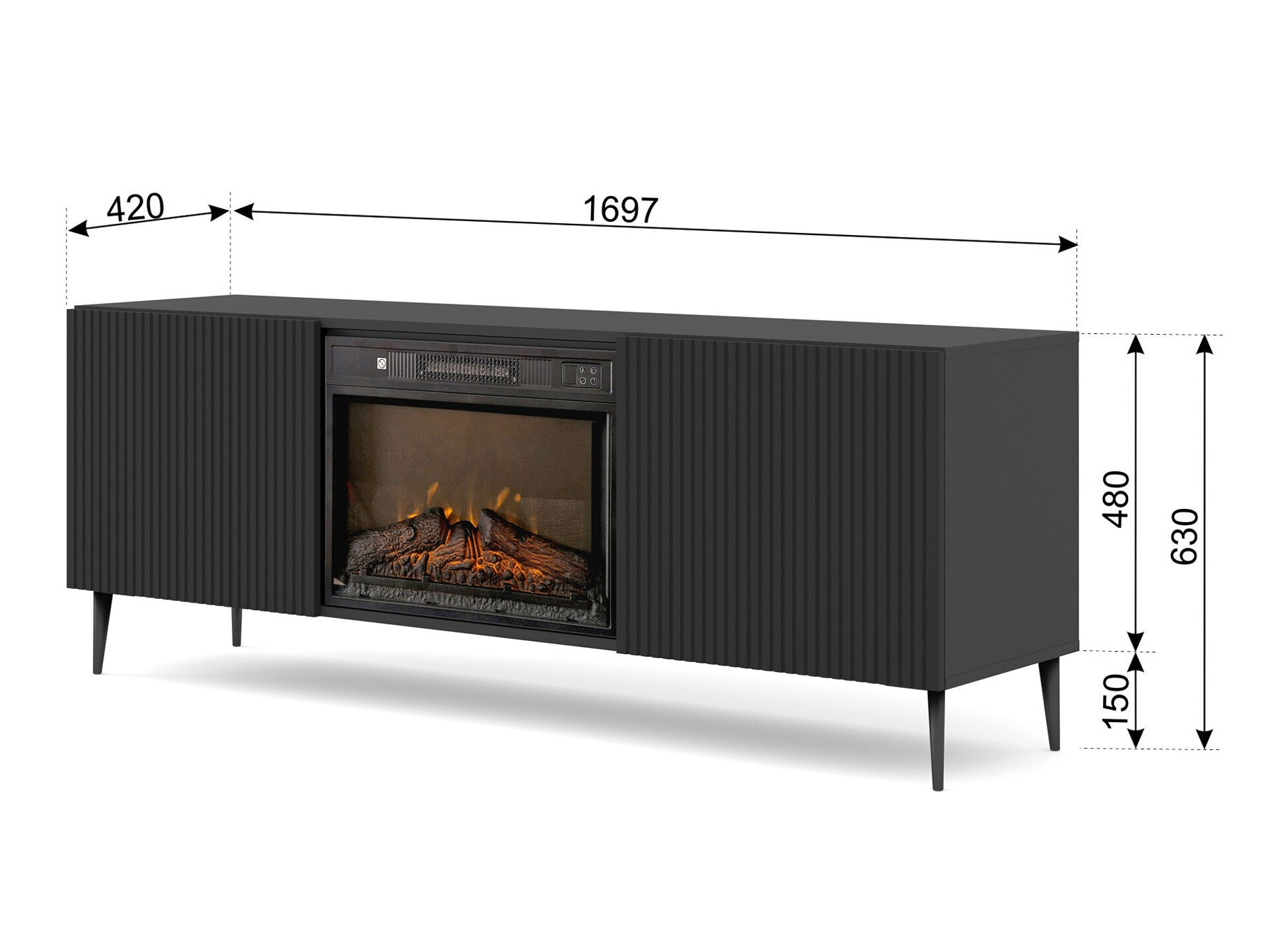 Ormarić Talsalu 111 (Crna)