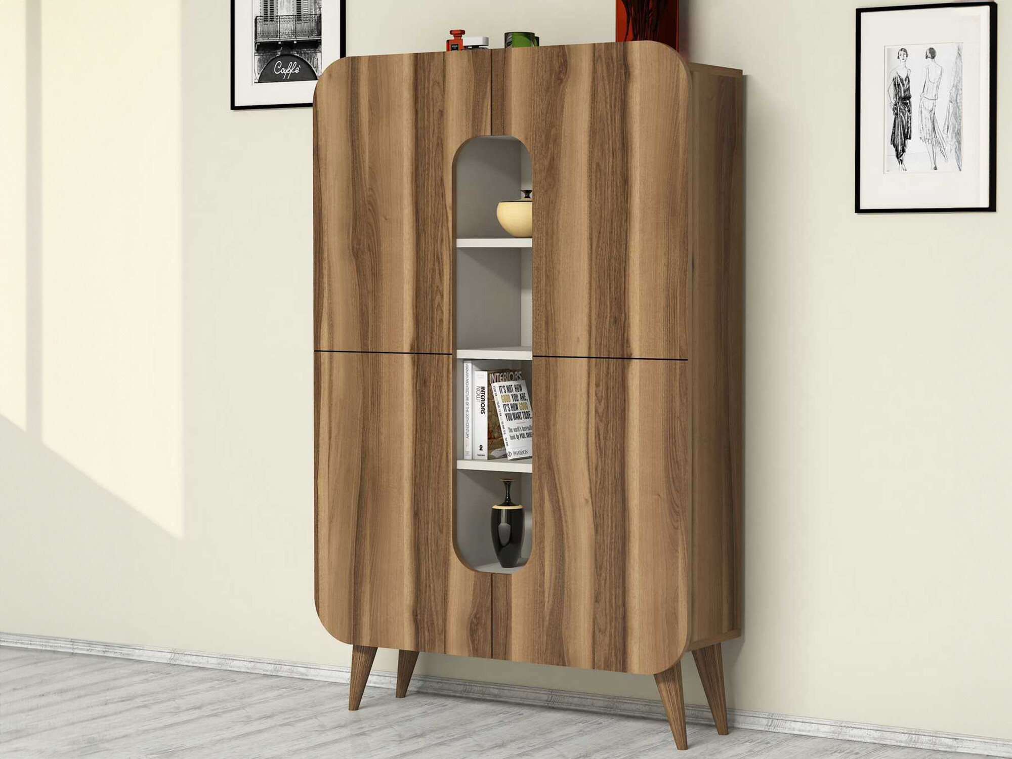 Polica Kailua 340 (Orah + Krem)