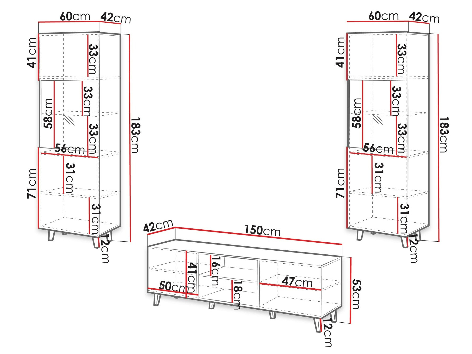 Set za dnevni boravak Remeta 110 (Hrast Wotan)