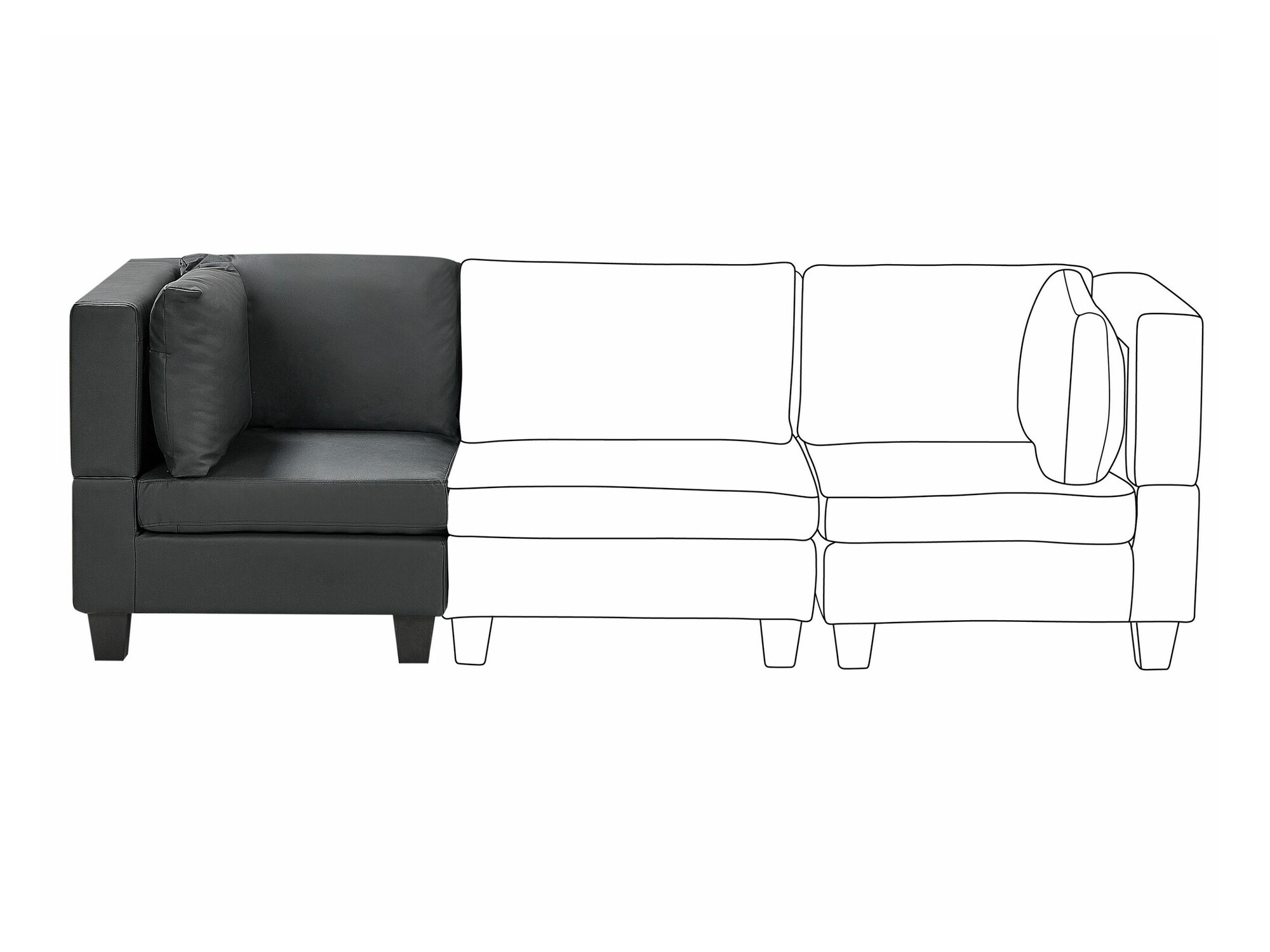 Modularna fotelja Elbmeli 106