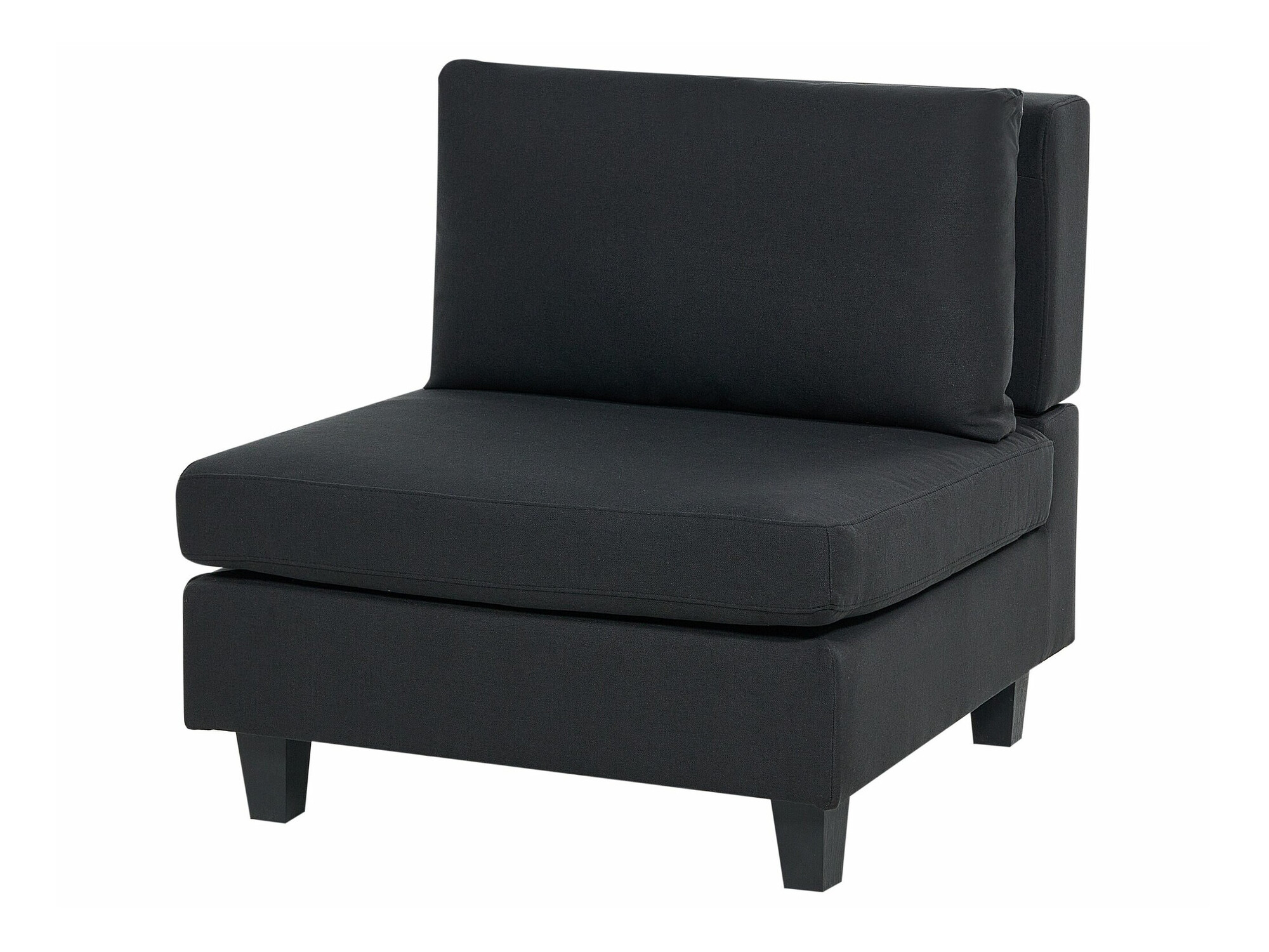 Modularna kutna garnitura Elbmeli 108 (Crna)