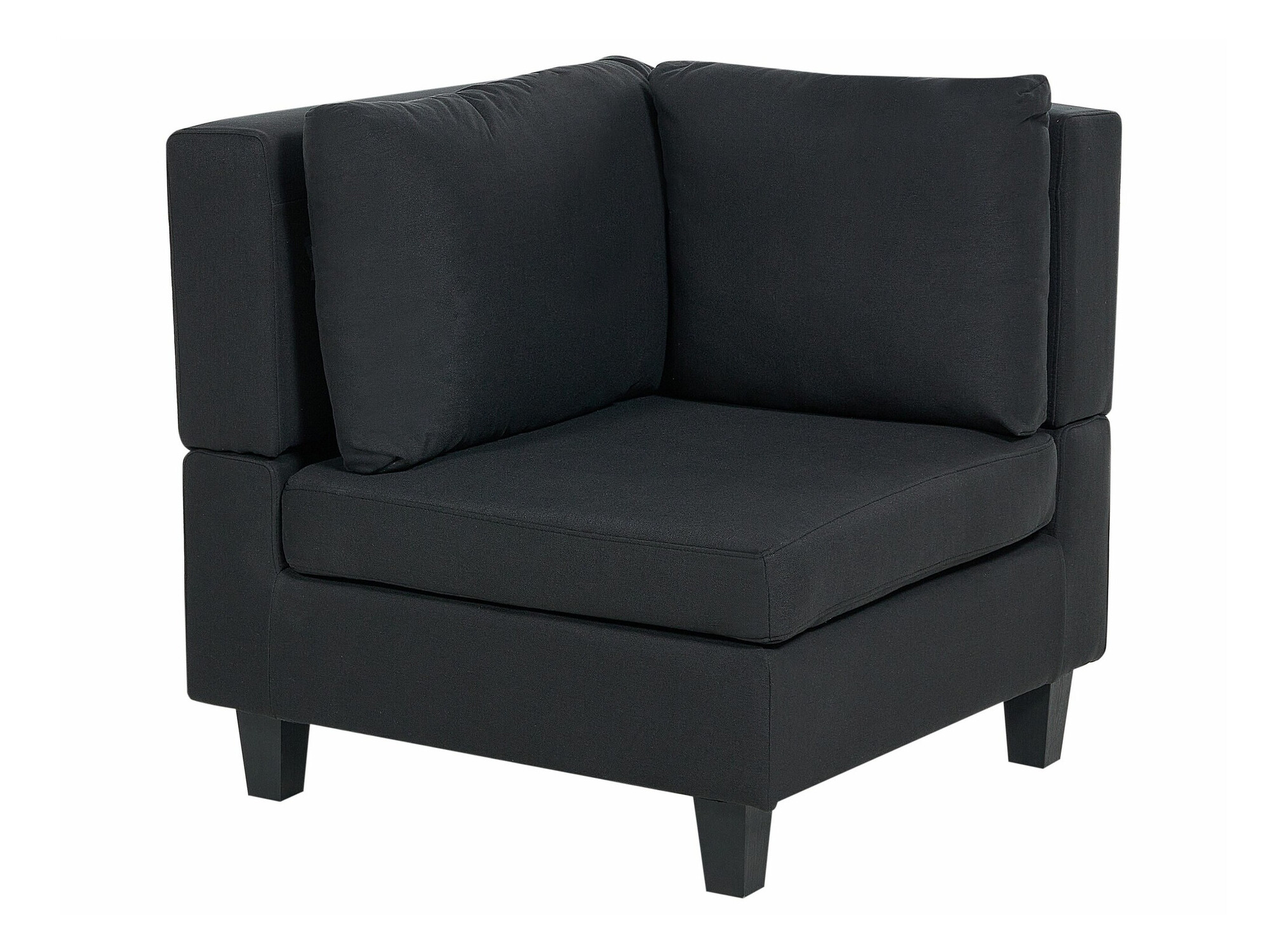 Modularna kutna garnitura Elbmeli 108 (Crna)