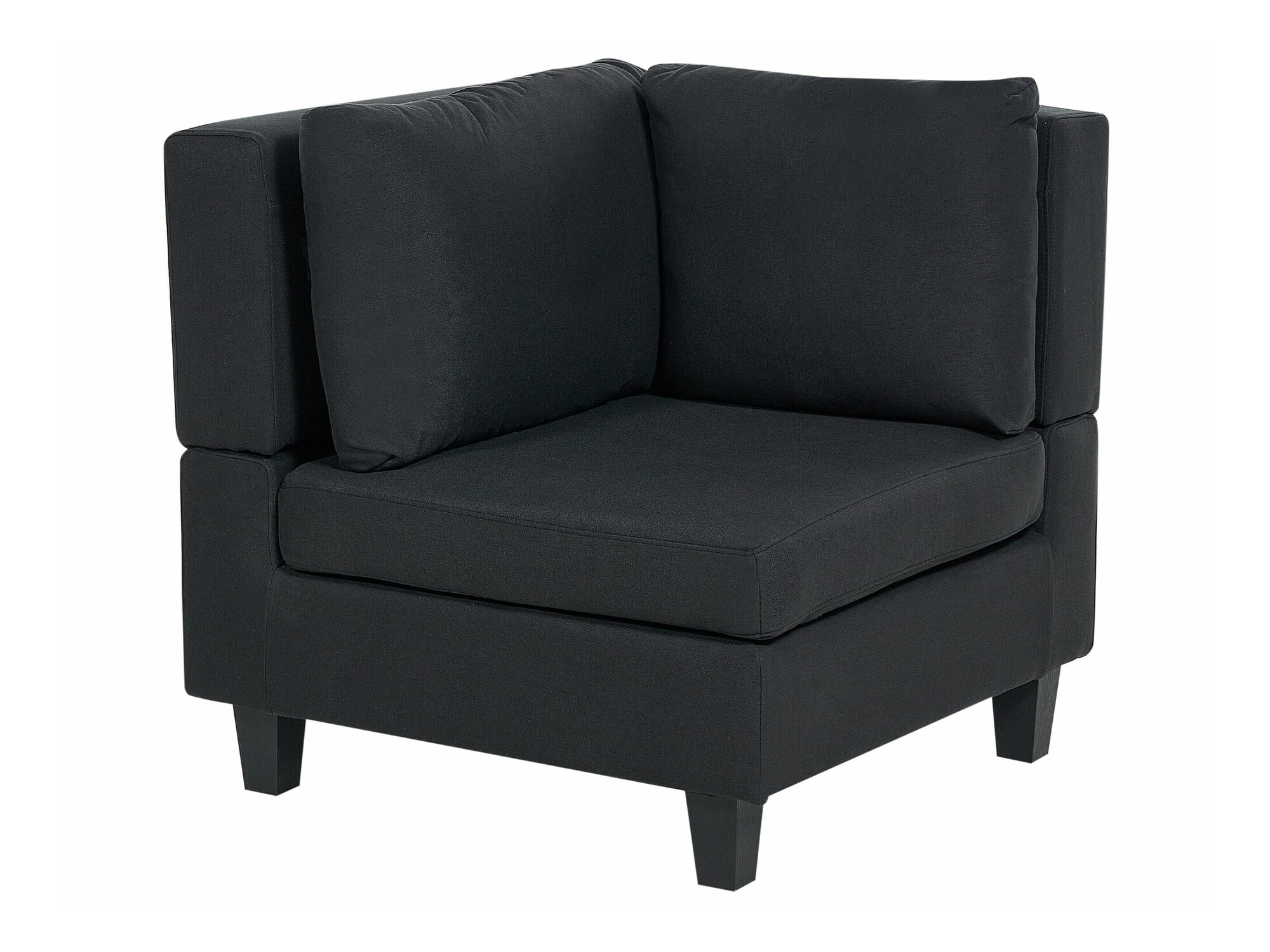 Modularna kutna garnitura Elbmeli 108 (Crna)