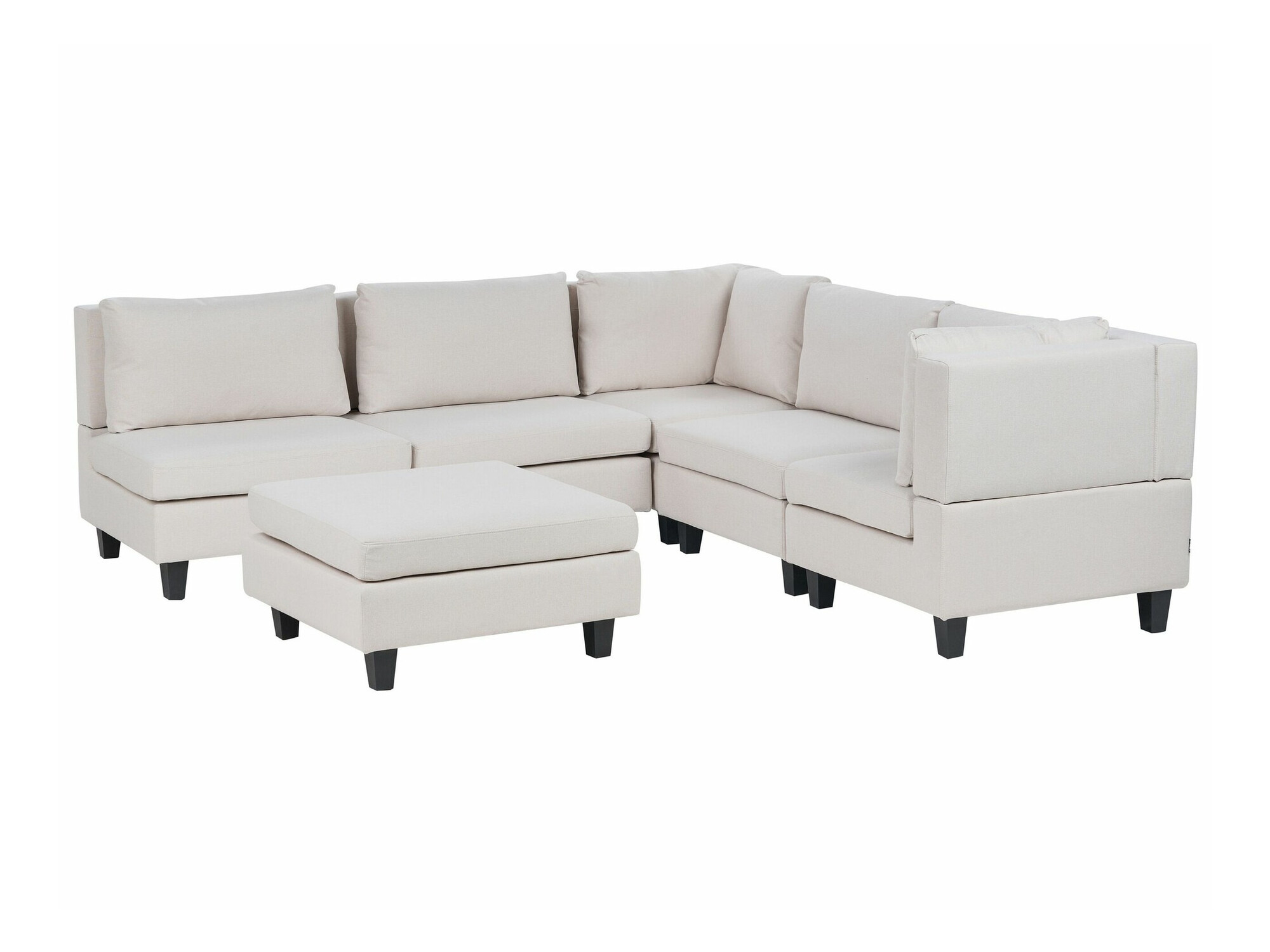 Modularna kutna garnitura Elbmeli 109 (Bež)