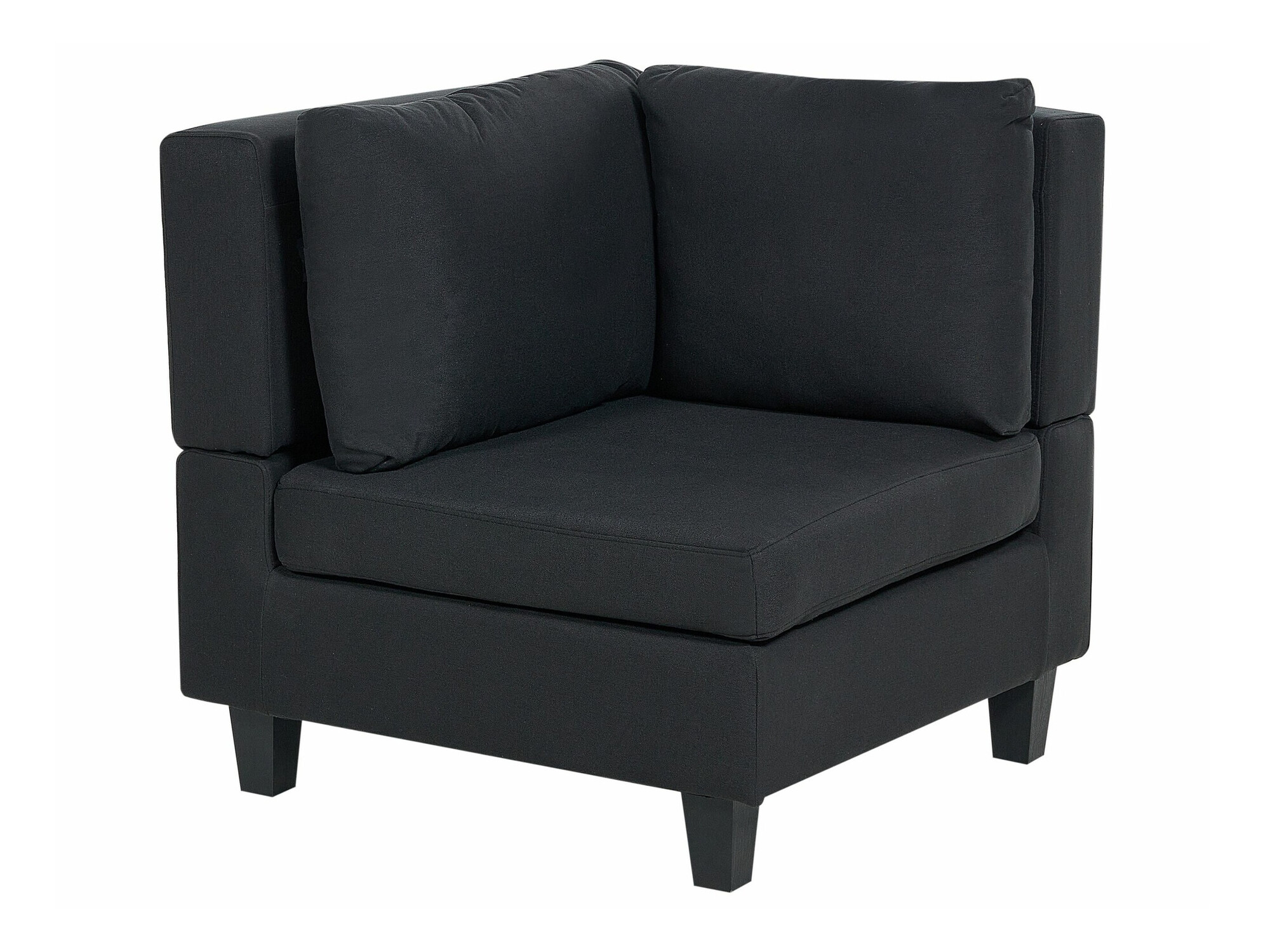 Modularna kutna garnitura Elbmeli 109 (Crna)