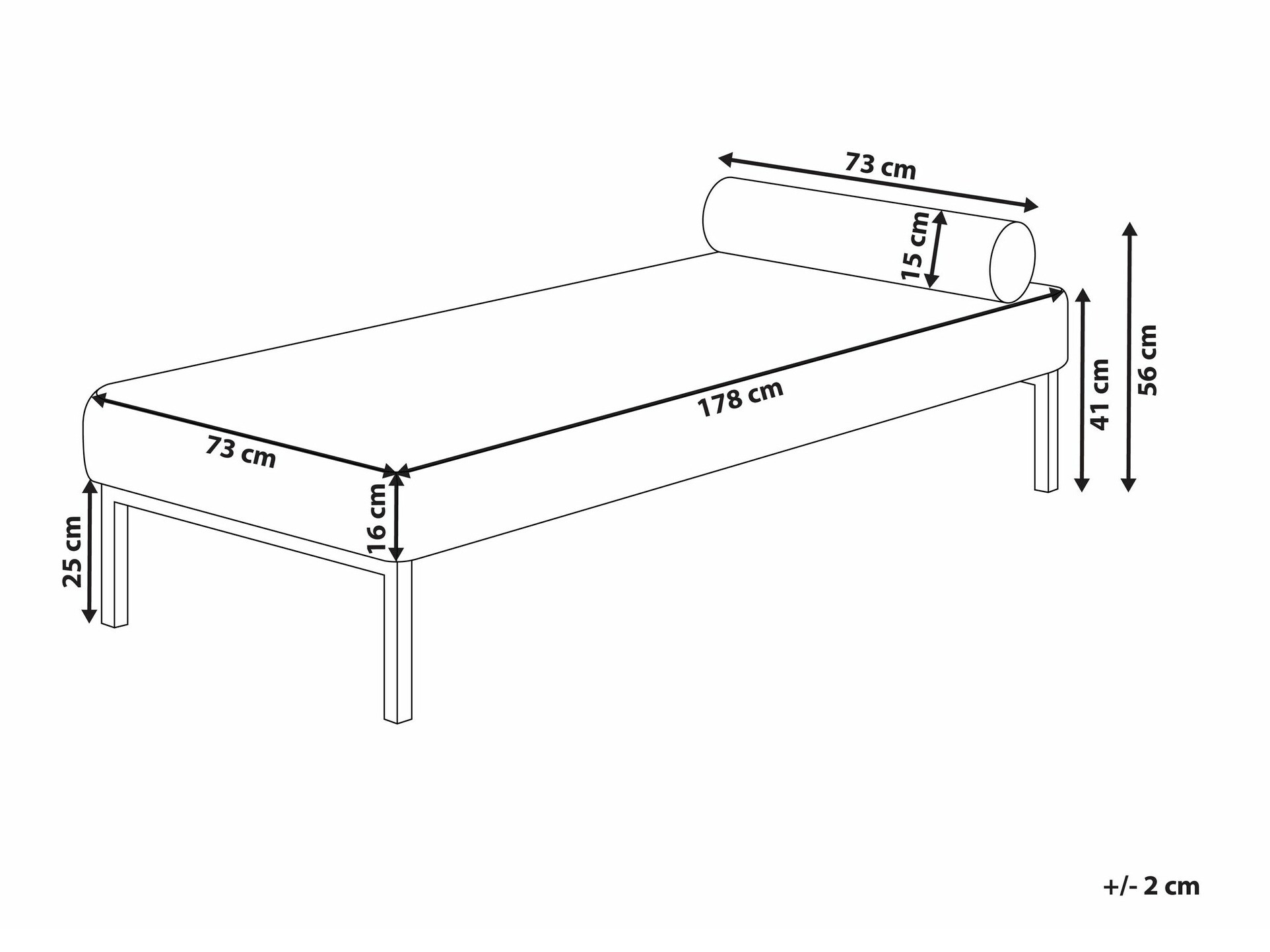 Ležaj Berwyn 2241 (Bijela)
