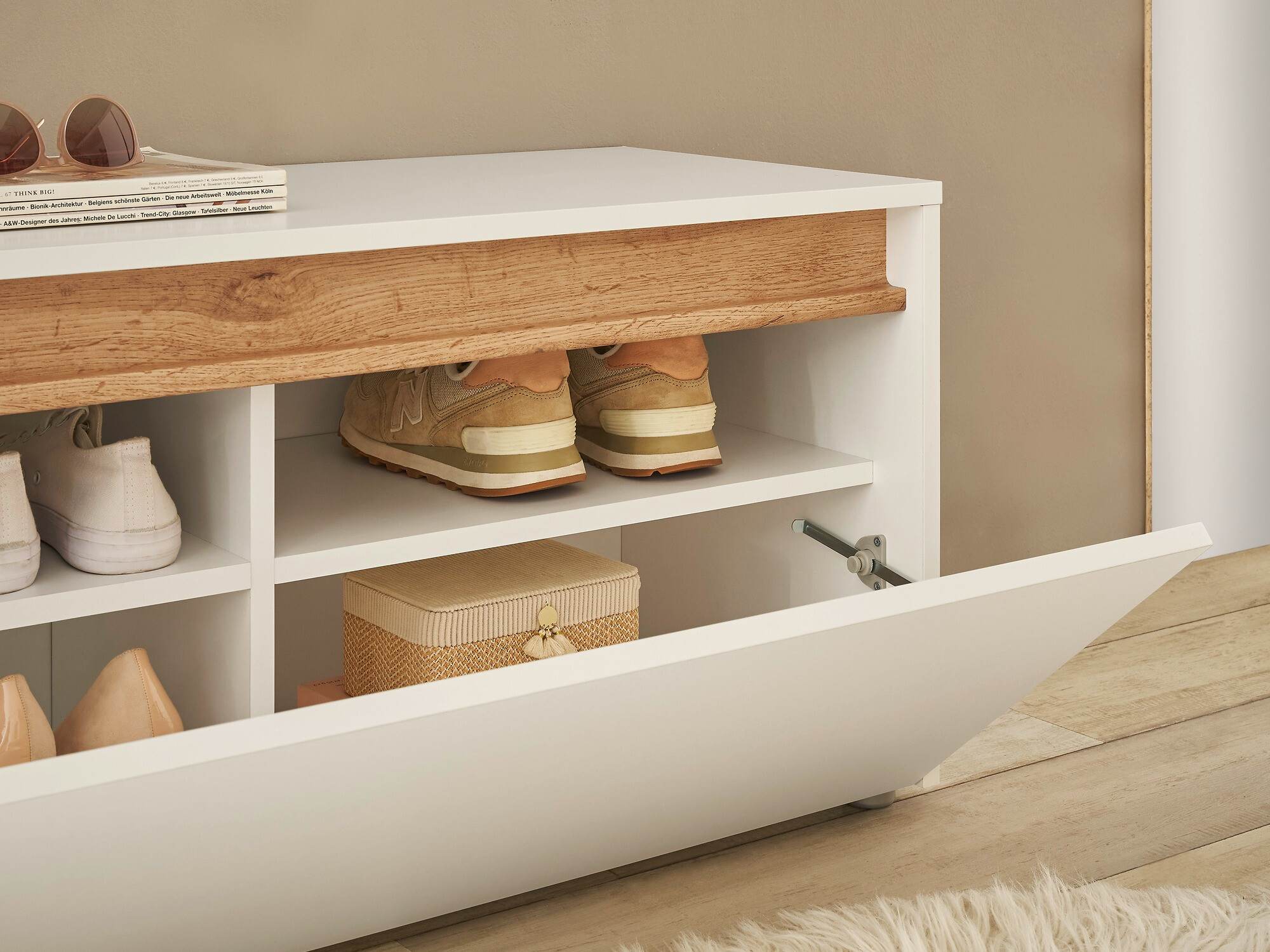 Ormarić za cipele Elbsori 163 (Bijela)