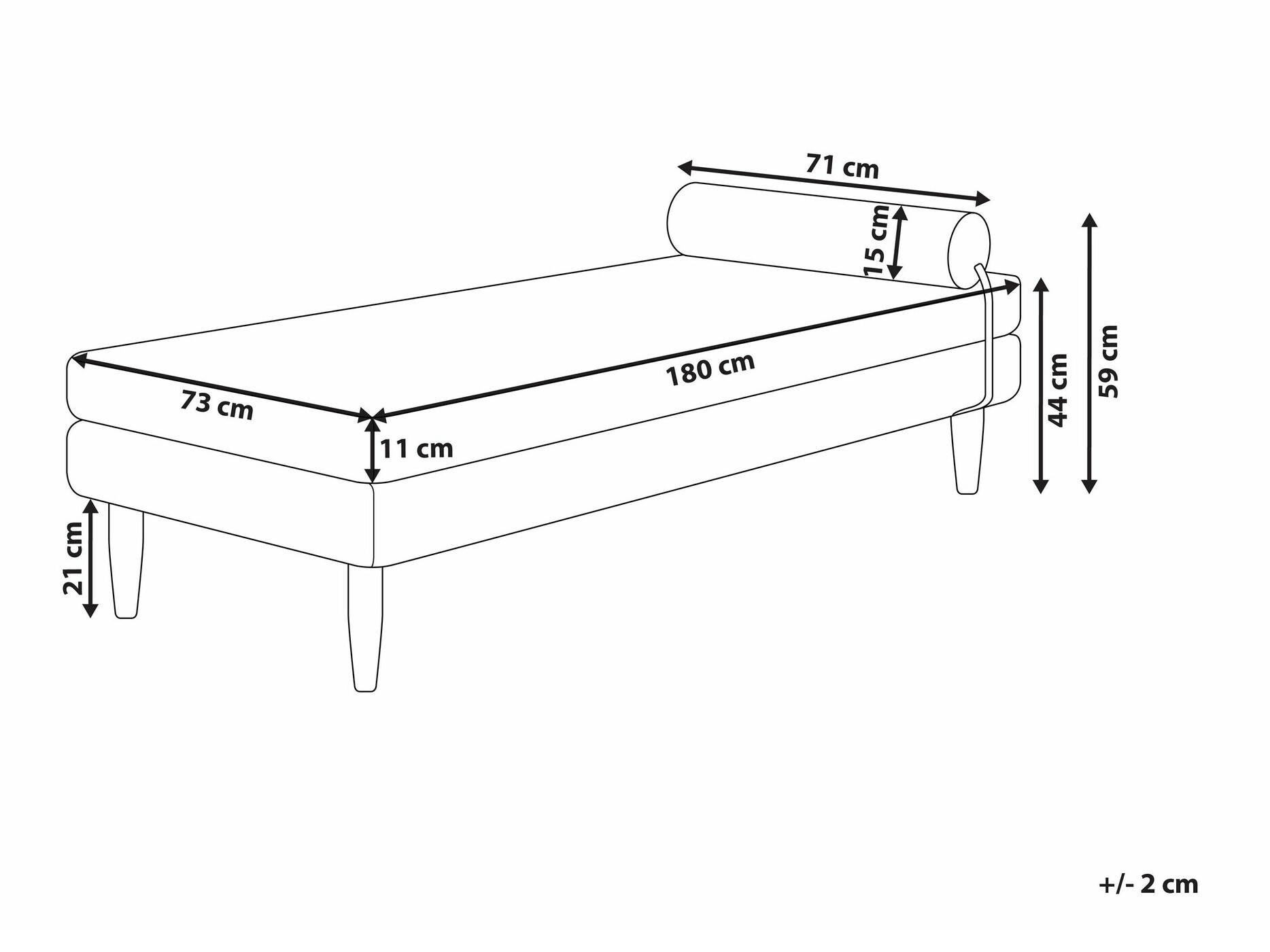 Ležaj Berwyn 2245 (Taupe)