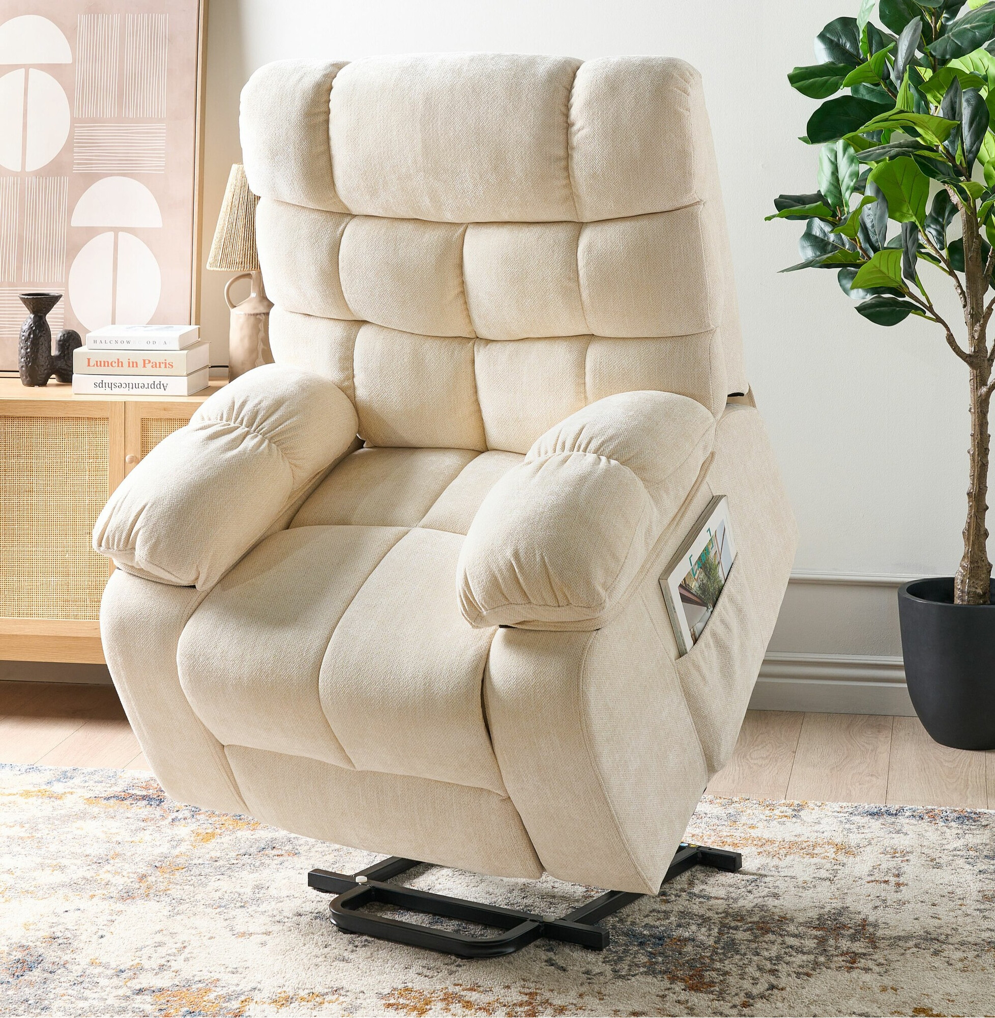 Podesiva fotelja Berwyn 2249 (Bež)