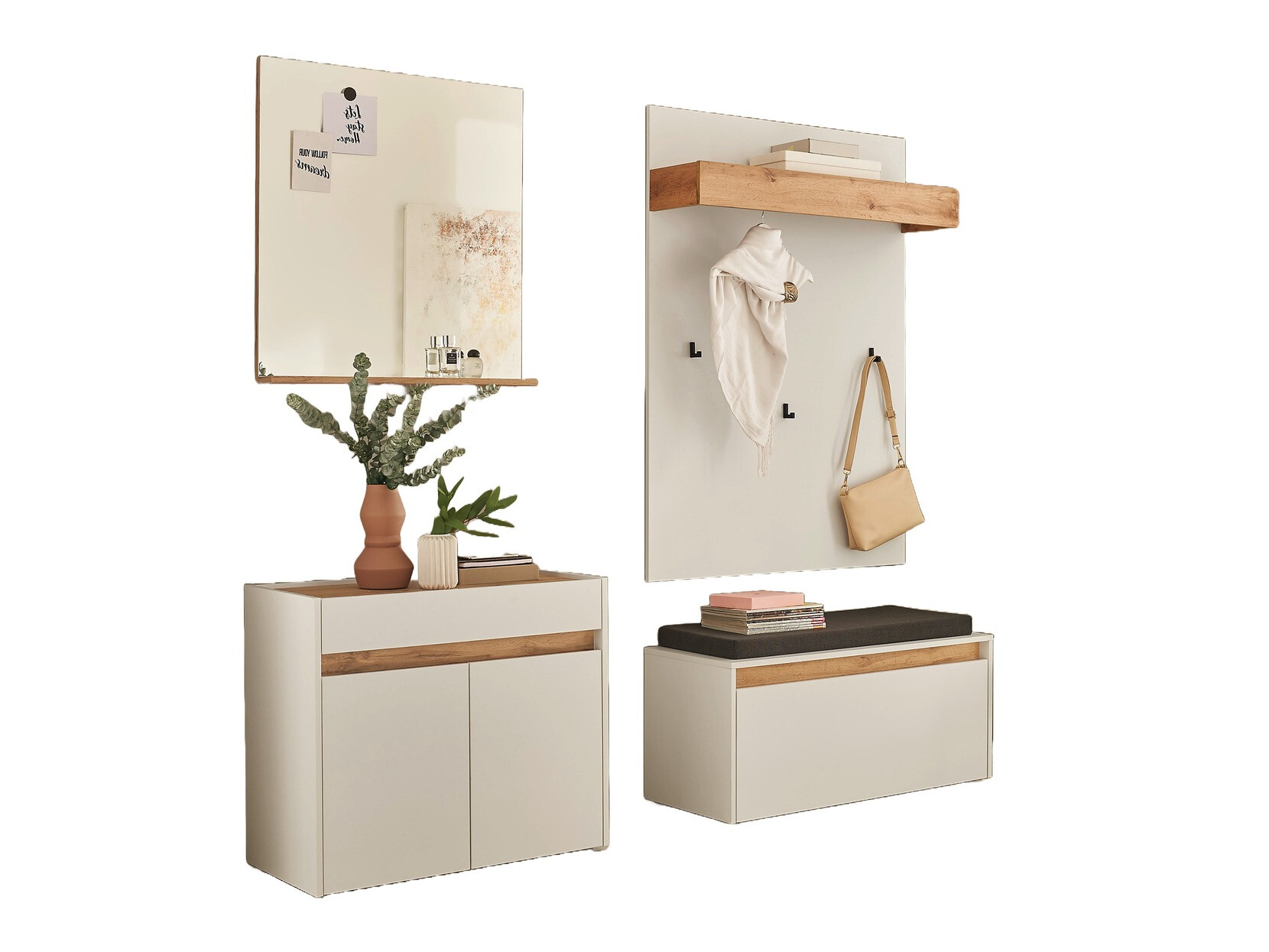 Set za hodnik Elbsori 168 (Bijela)