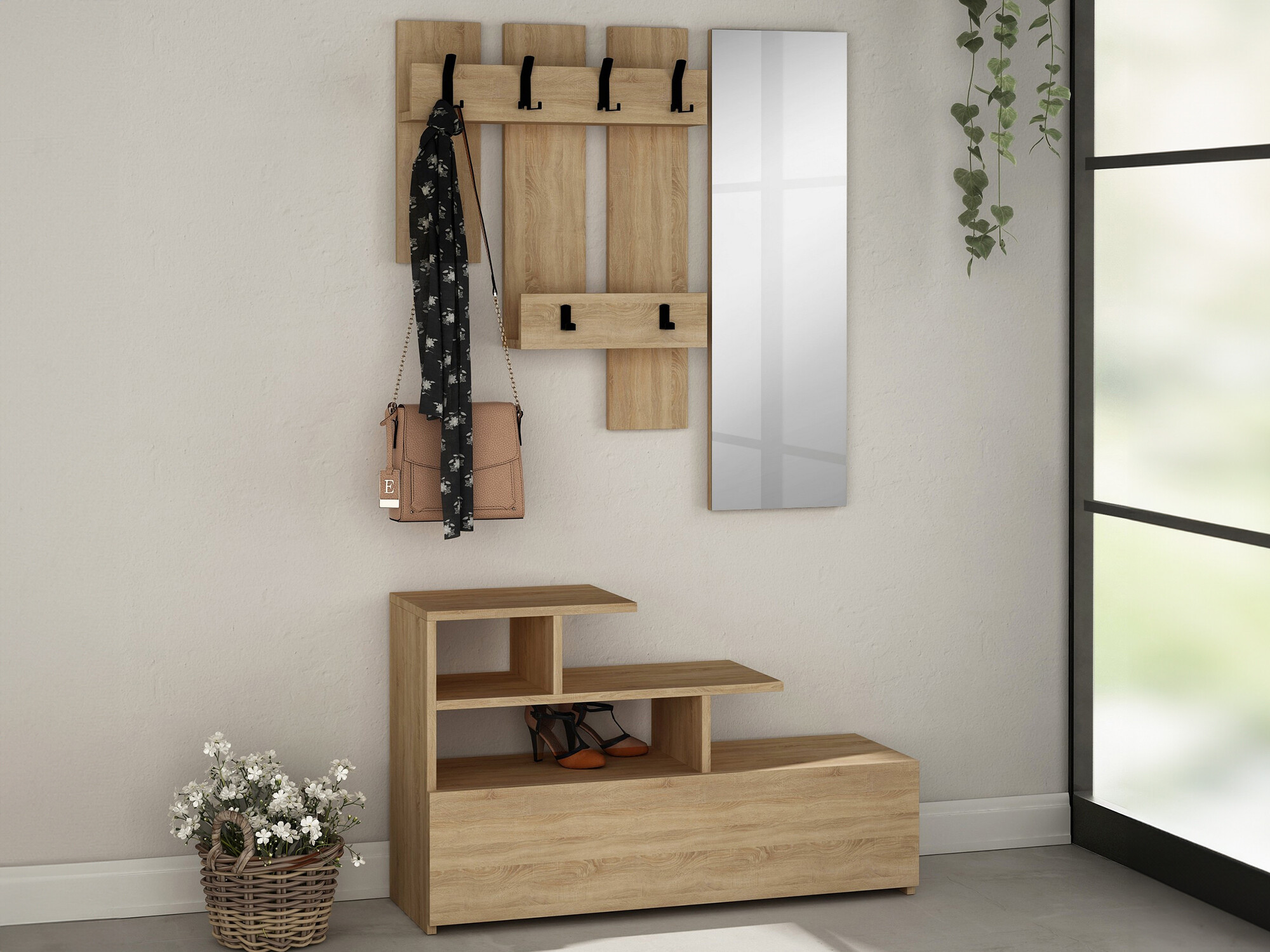 Set za hodnik Kailua 519 (Hrast)