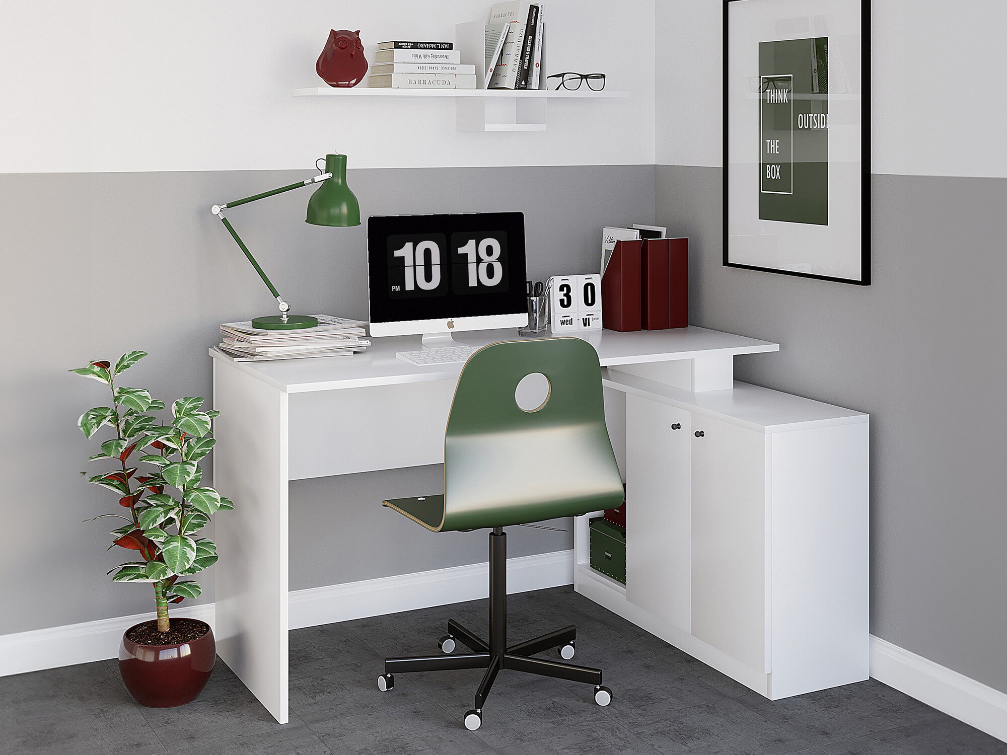 Kutni uredski stol Kailua 673