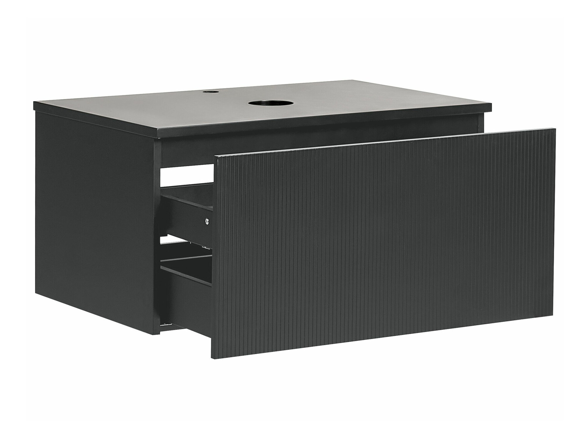 Zidni ormarić za umivaonik Berwyn 2254 (Crna)