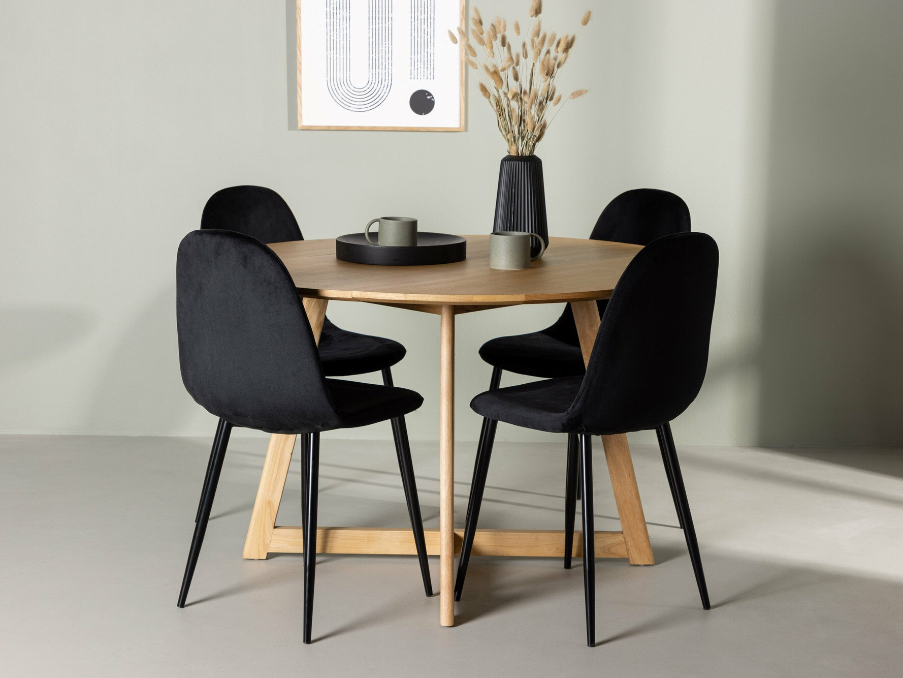 Blagovaonski set Dallas 4580 (Crna)