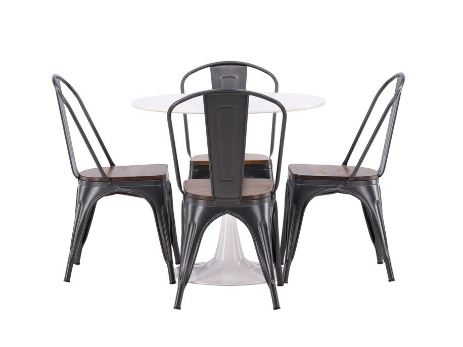 Blagovaonski set Dallas 4589 (Crna + Orah)