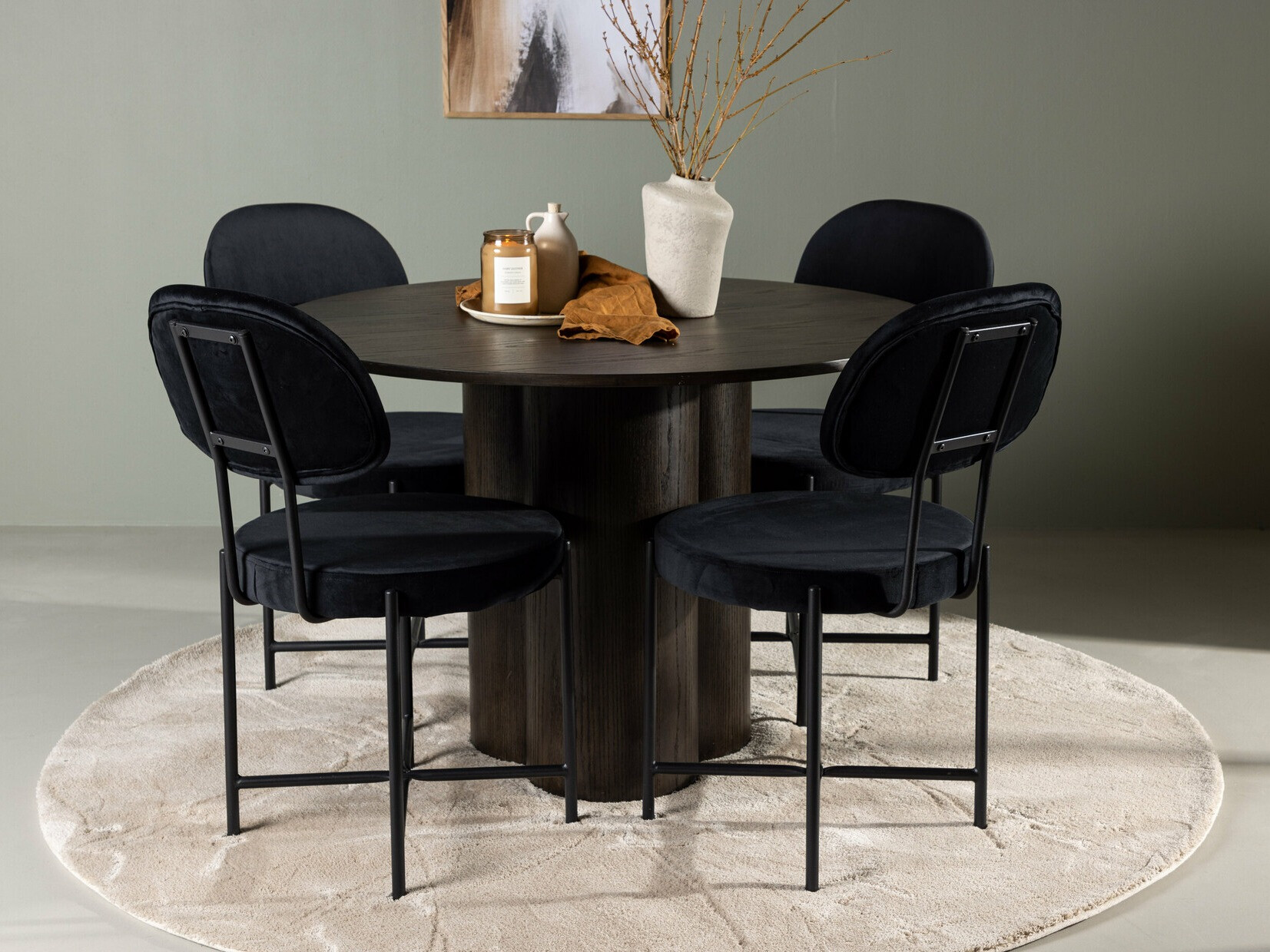 Blagovaonski set Dallas 4605 (Tamni orah)