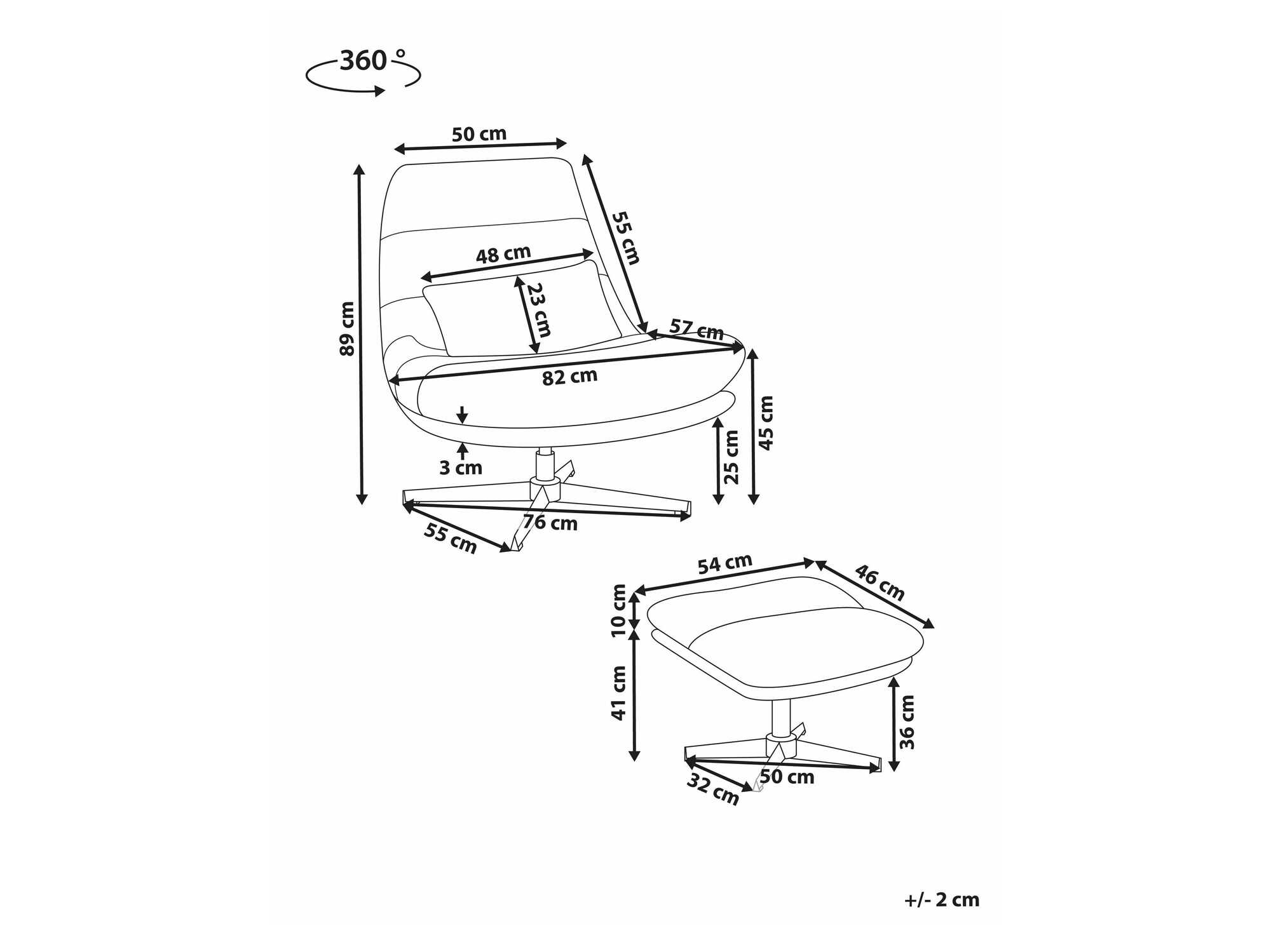 Fotelja Berwyn 2258 (Zelena)