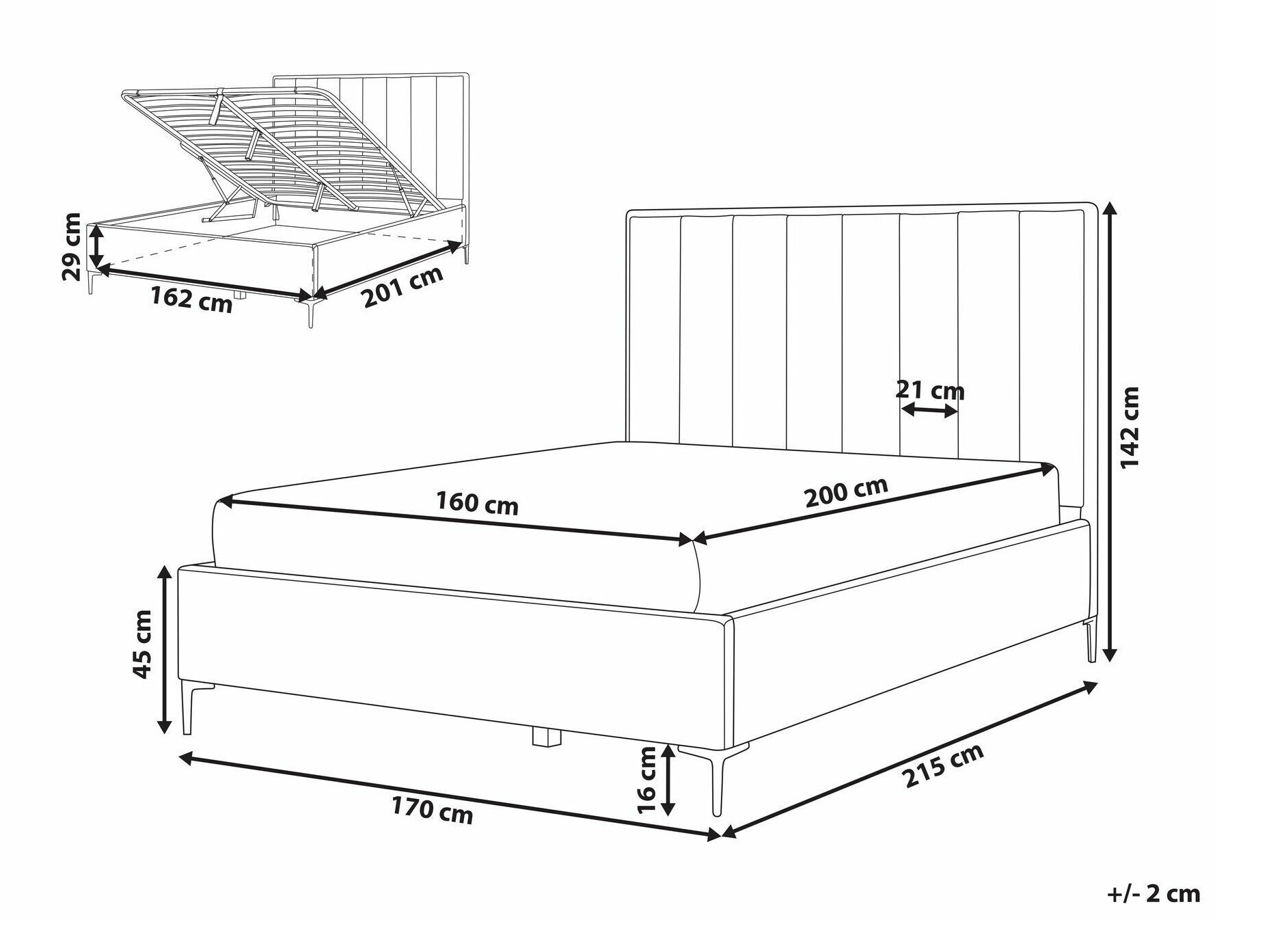 Krevet Berwyn 310 (Bijela)
