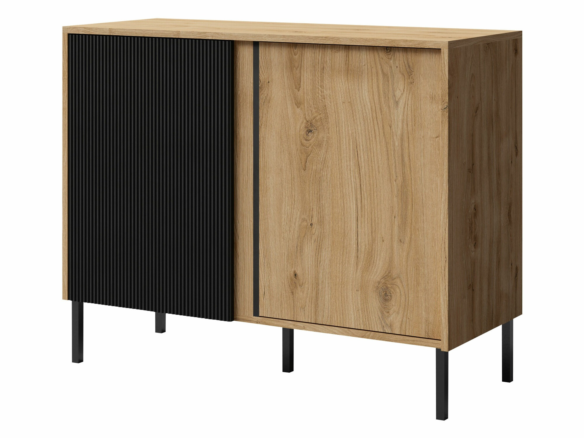 Ormarić Lumiri 103 (Hrast + Crna)