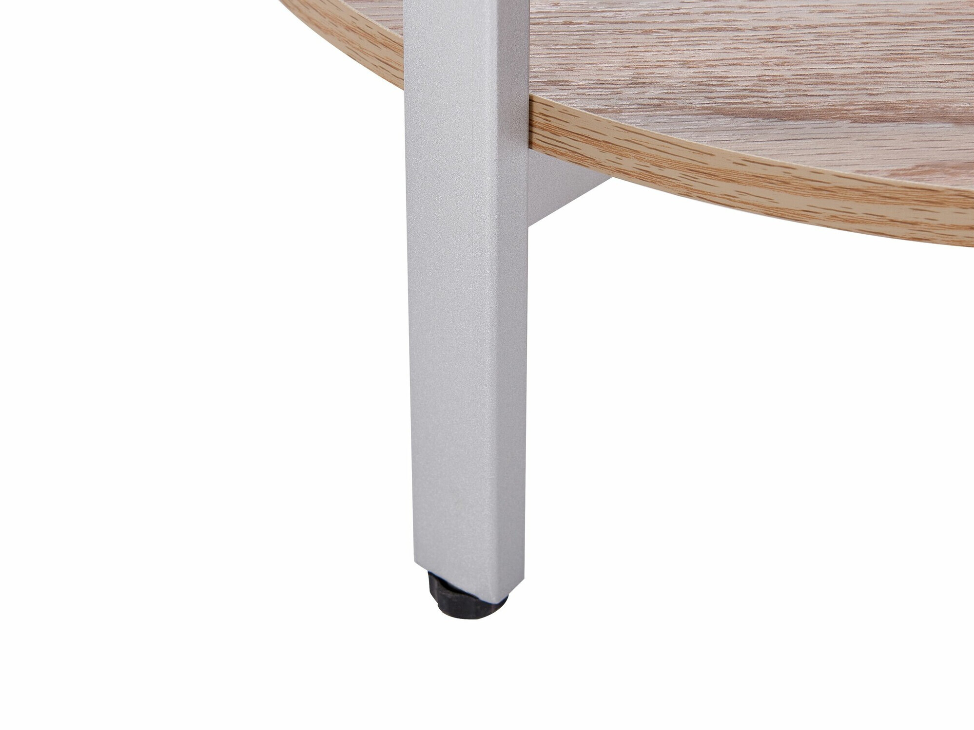 Pomoćni stolić Berwyn 2277 (Srebrna + Svijetlo drvo)