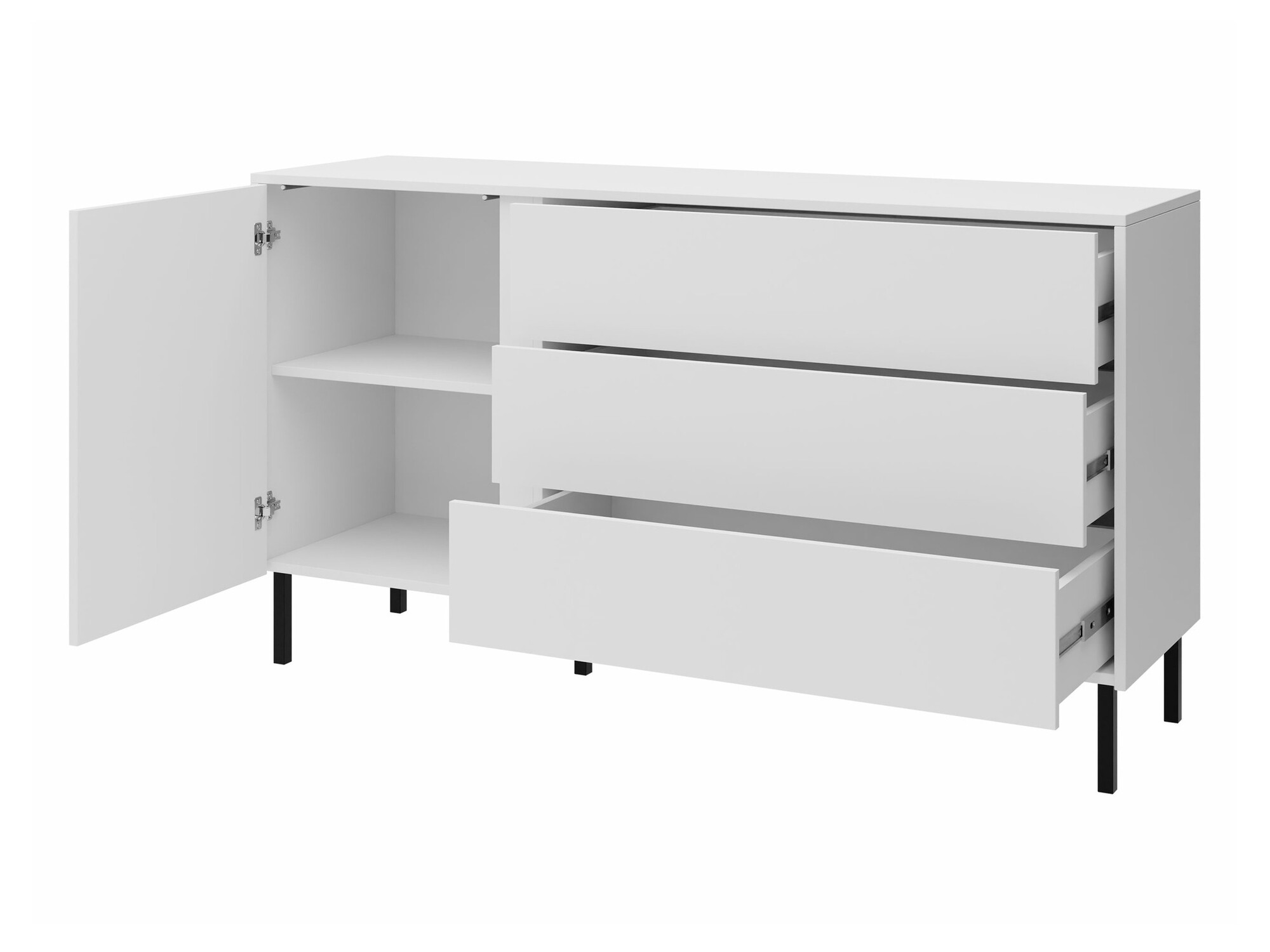 Set za dnevni boravak Lumiri 108 (Hrast + Crna)