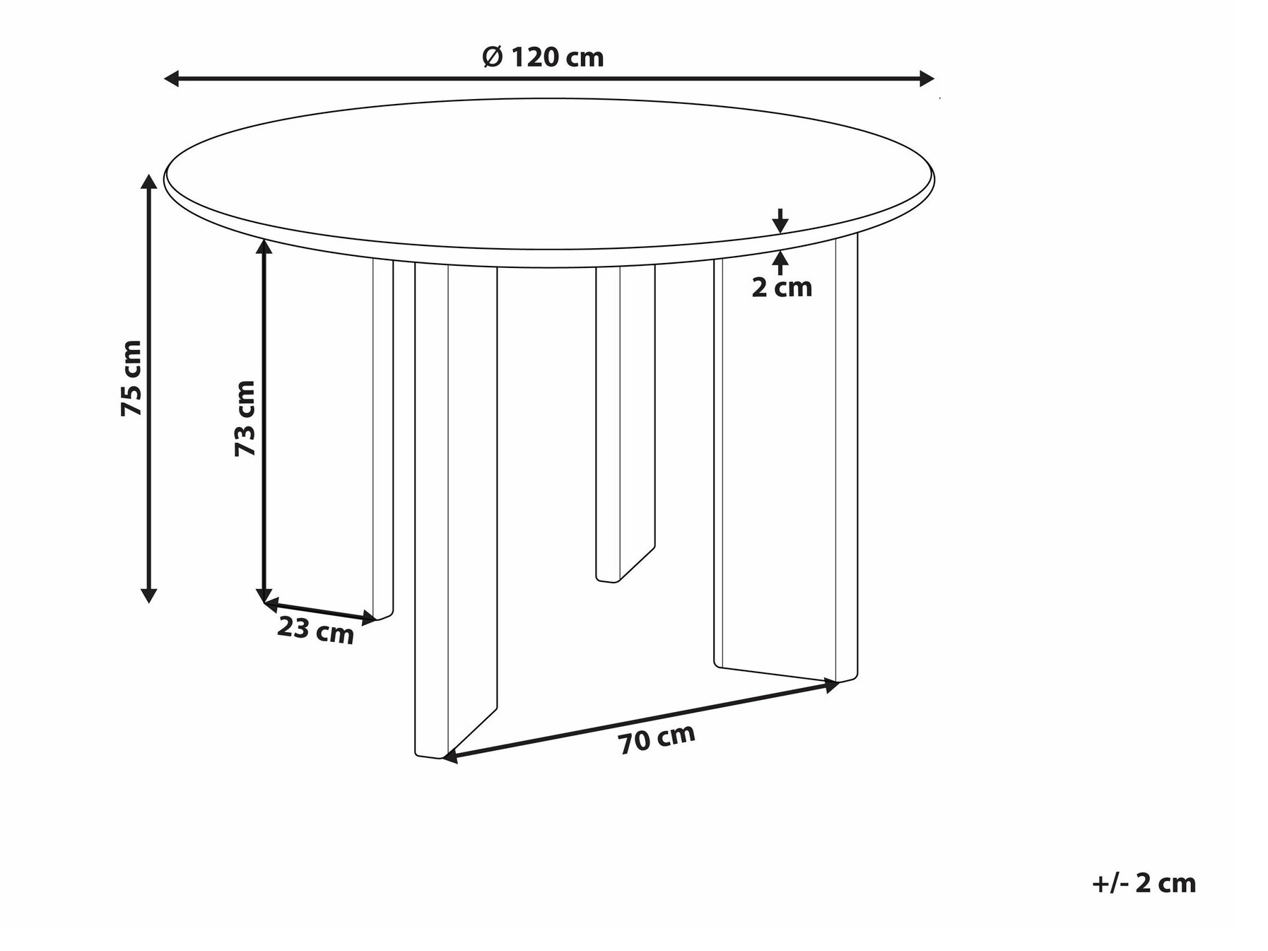 Stol Berwyn 2274 (Crna)
