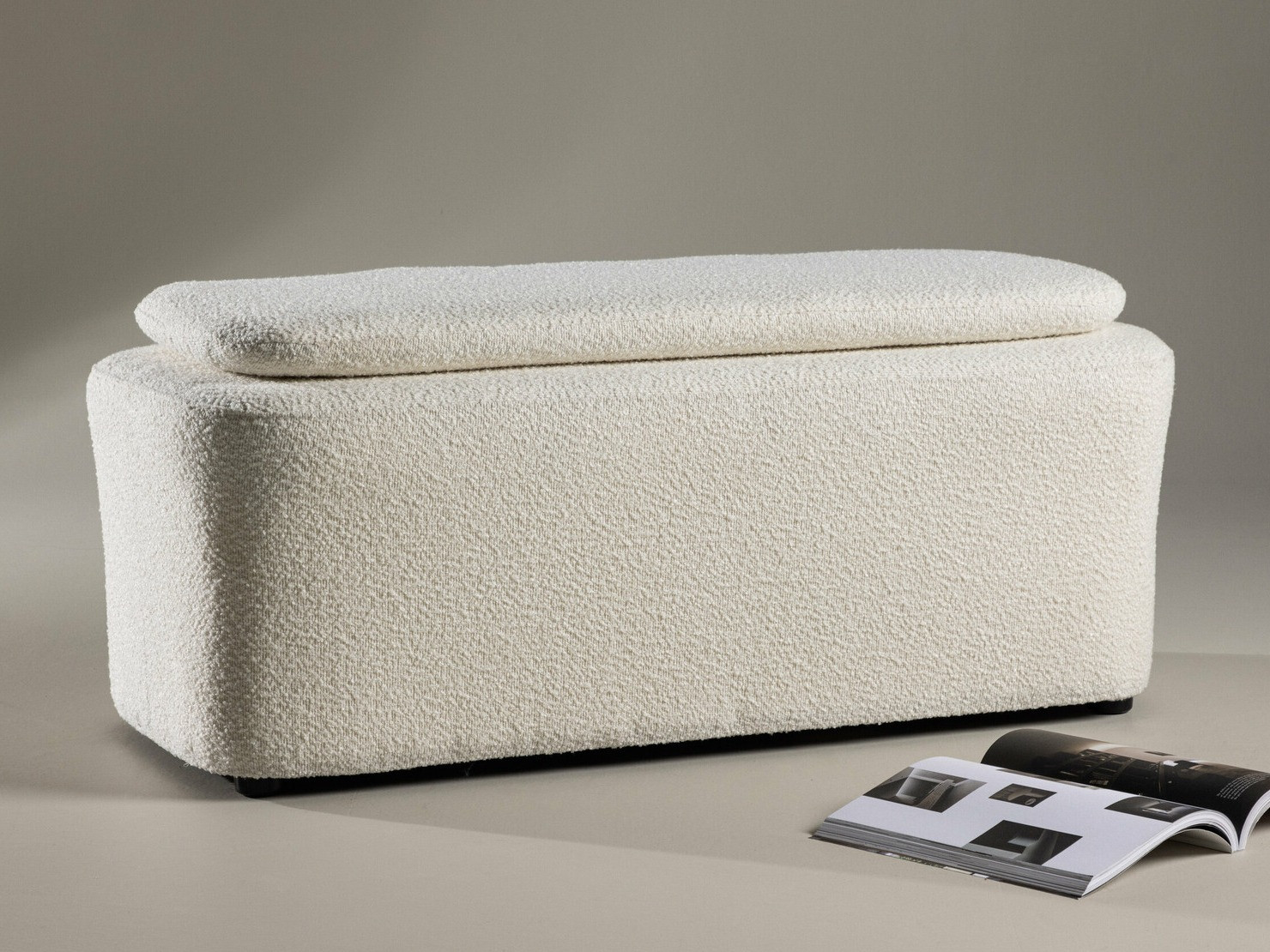 Tapecirana klupa Dallas 4602 (Bijela)