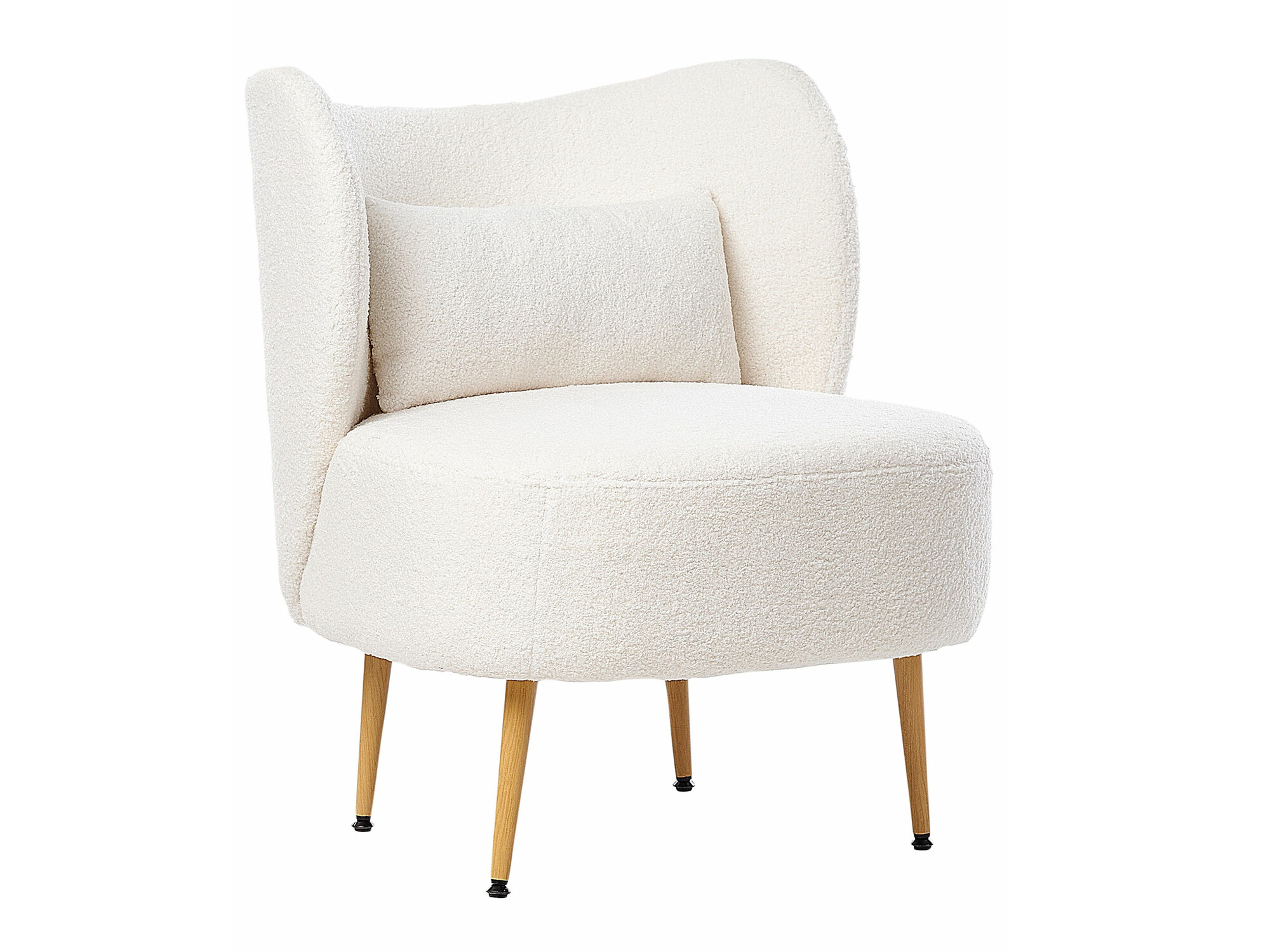 Fotelja Berwyn 570 (Krem + Svijetlo drvo)