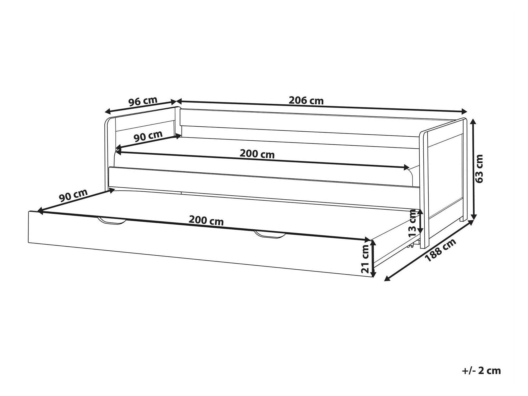 Krevet Berwyn 2301 (Bijela)