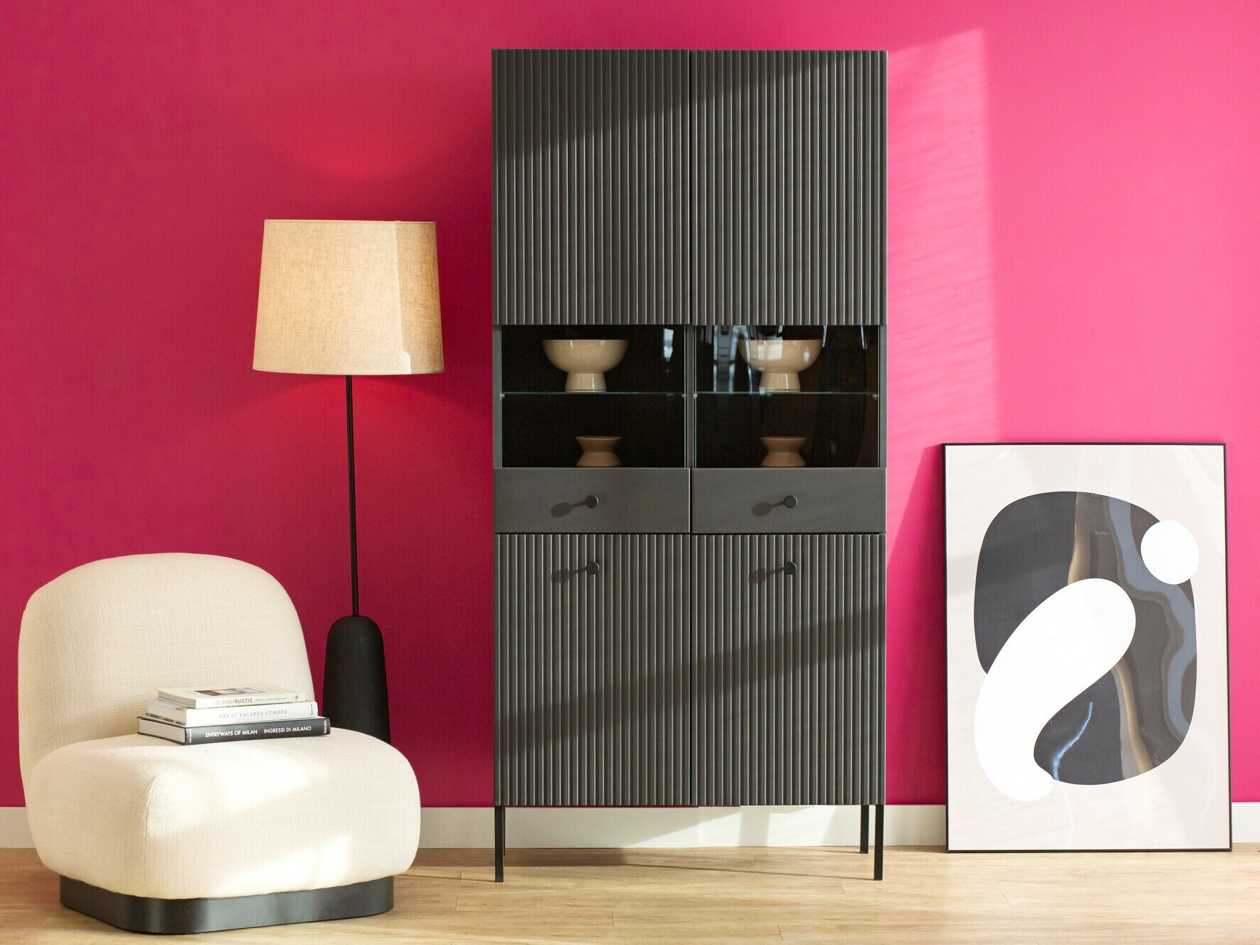 Polica Etliva 108 (Antracit)