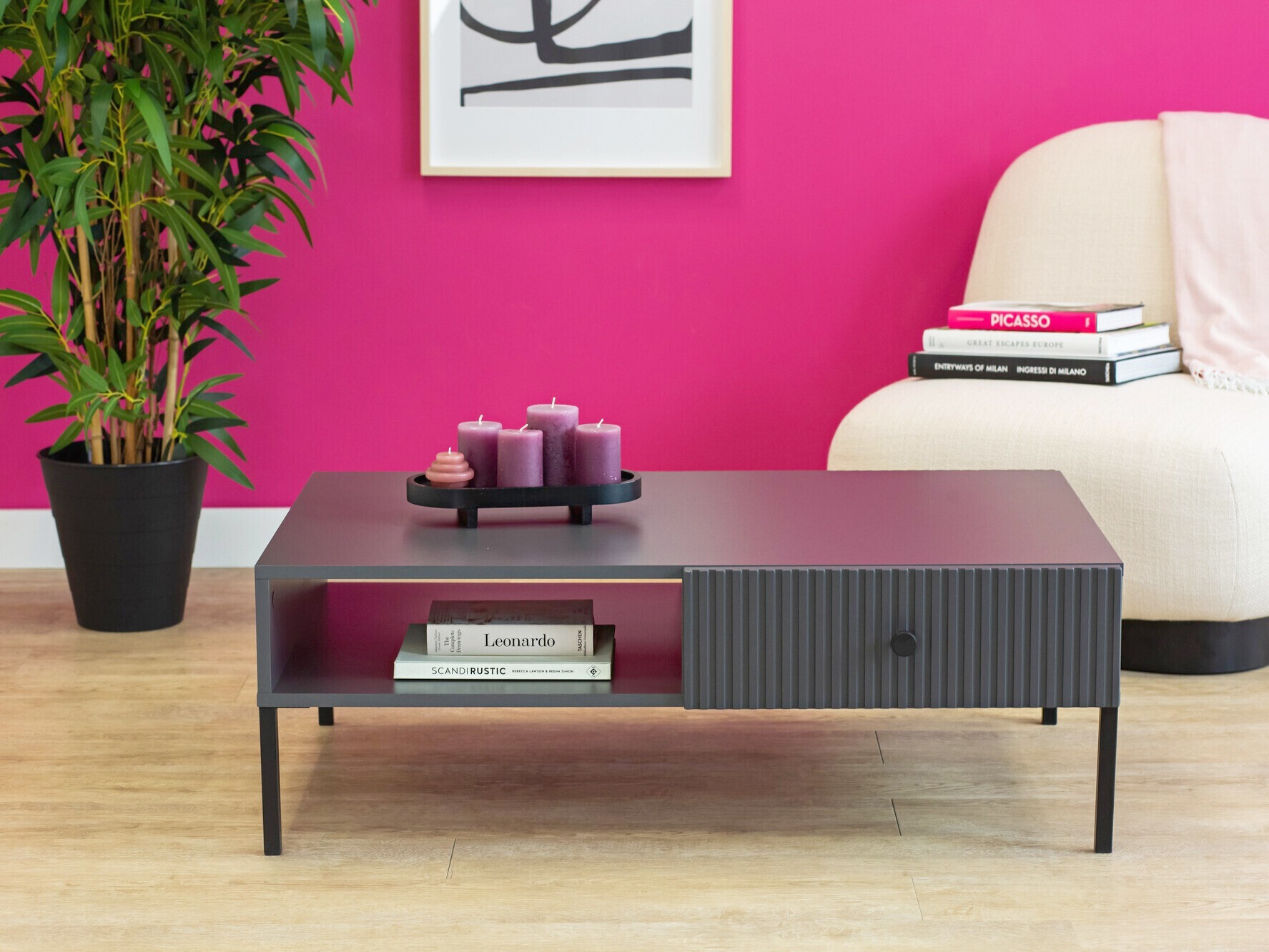 Stolić za kavu Etliva 103 (Antracit)