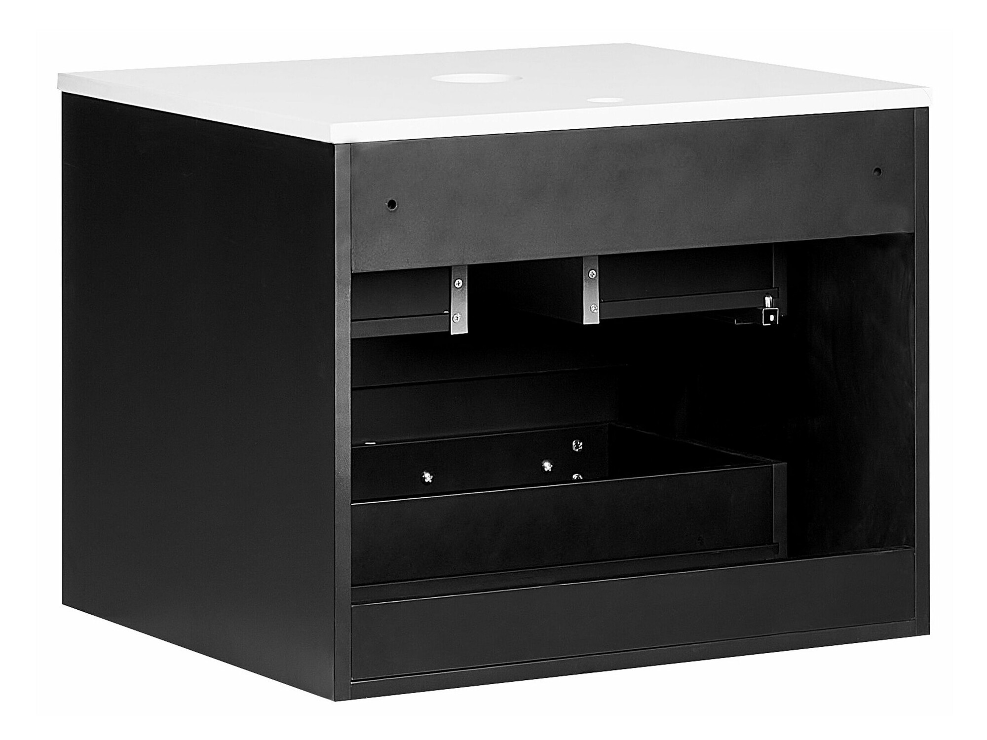 Zidni ormarić za umivaonik Berwyn 2305 (Crna)