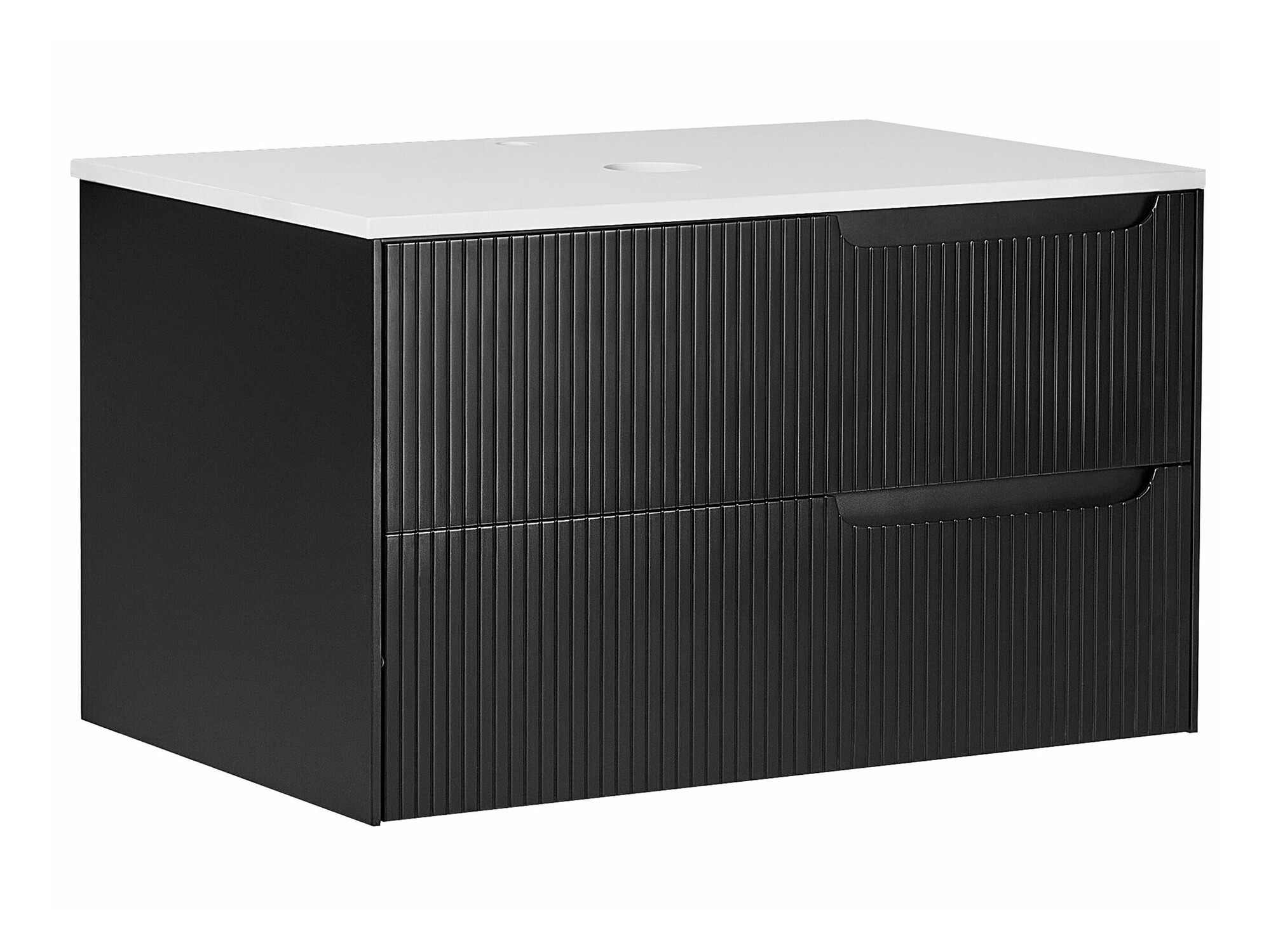 Zidni ormarić za umivaonik Berwyn 2307 (Crna)