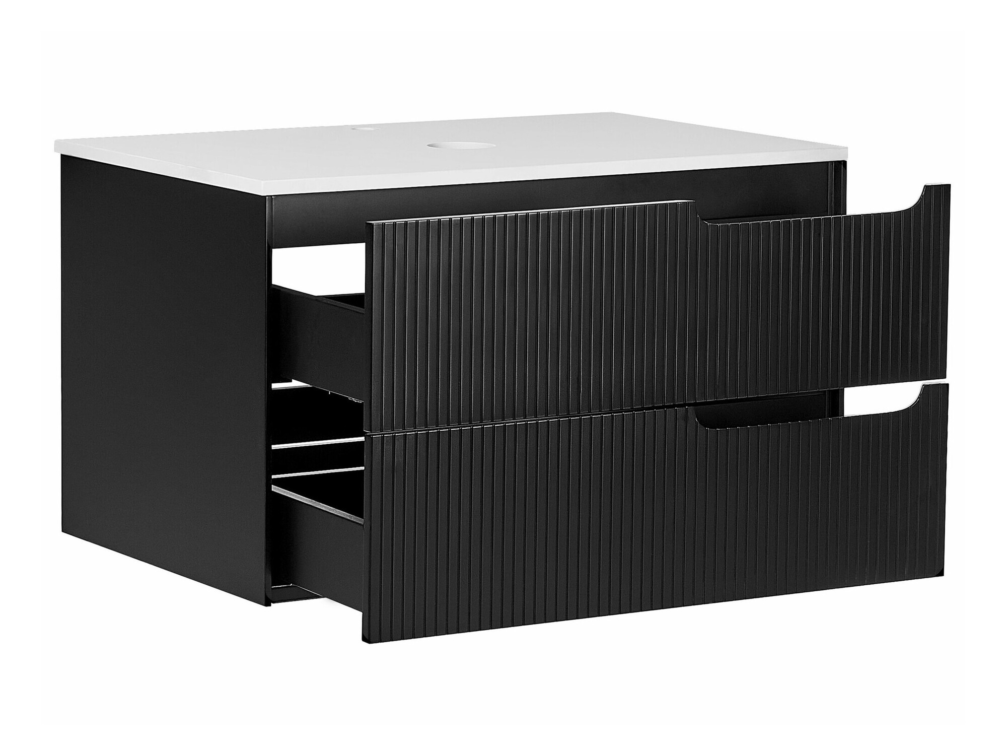 Zidni ormarić za umivaonik Berwyn 2307 (Crna)