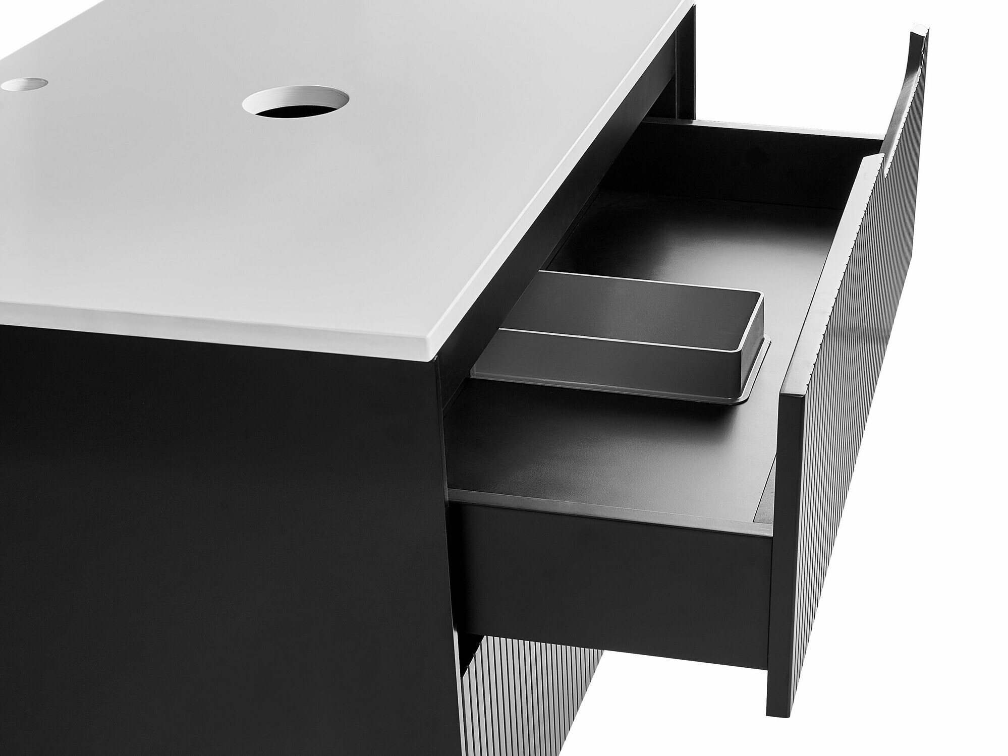 Zidni ormarić za umivaonik Berwyn 2307 (Crna)