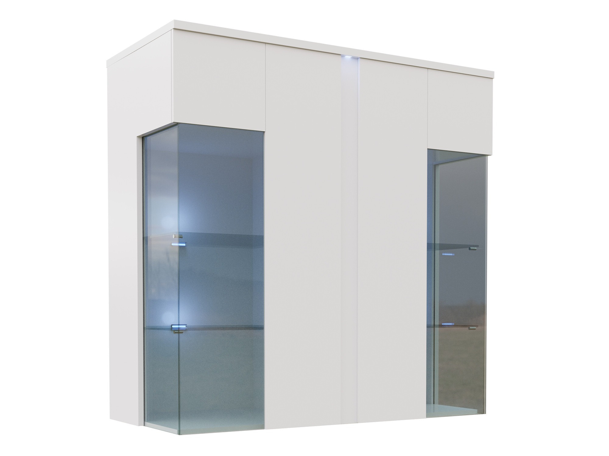 Ormarić Livseri 104 (Bijela + Sjajno bijela)