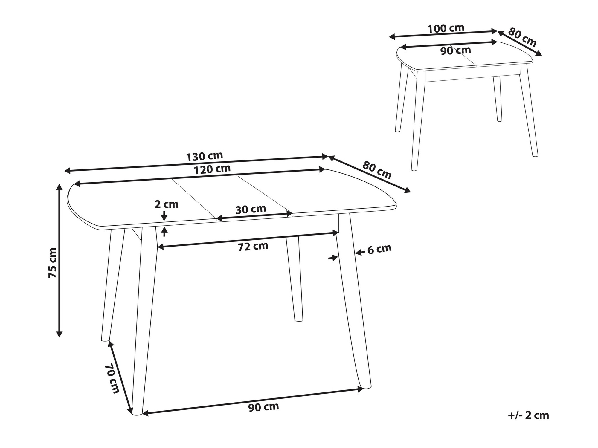 Stol Berwyn 2309 (Svijetlo drvo)