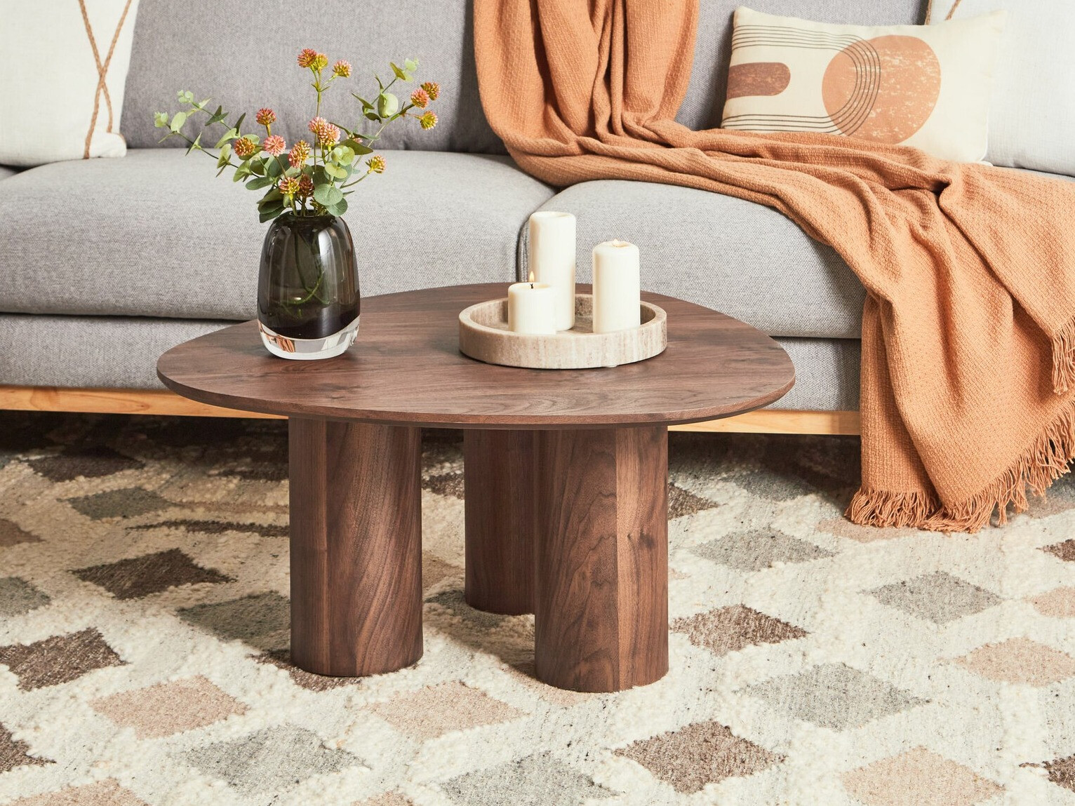 Stolić za kavu Berwyn 2310 (Tamno drvo)