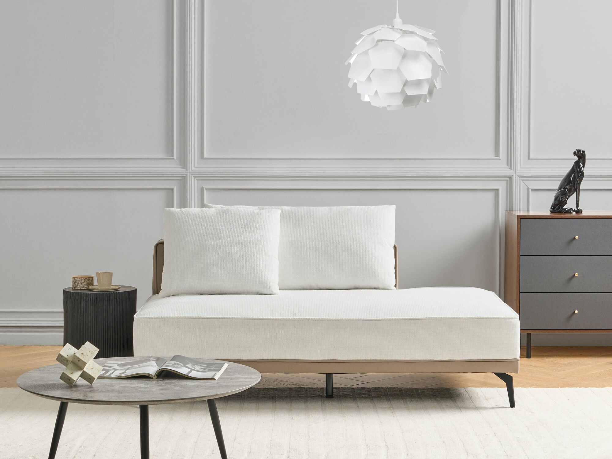 Modularna kutna garnitura Berwyn 2326 (Bijela)