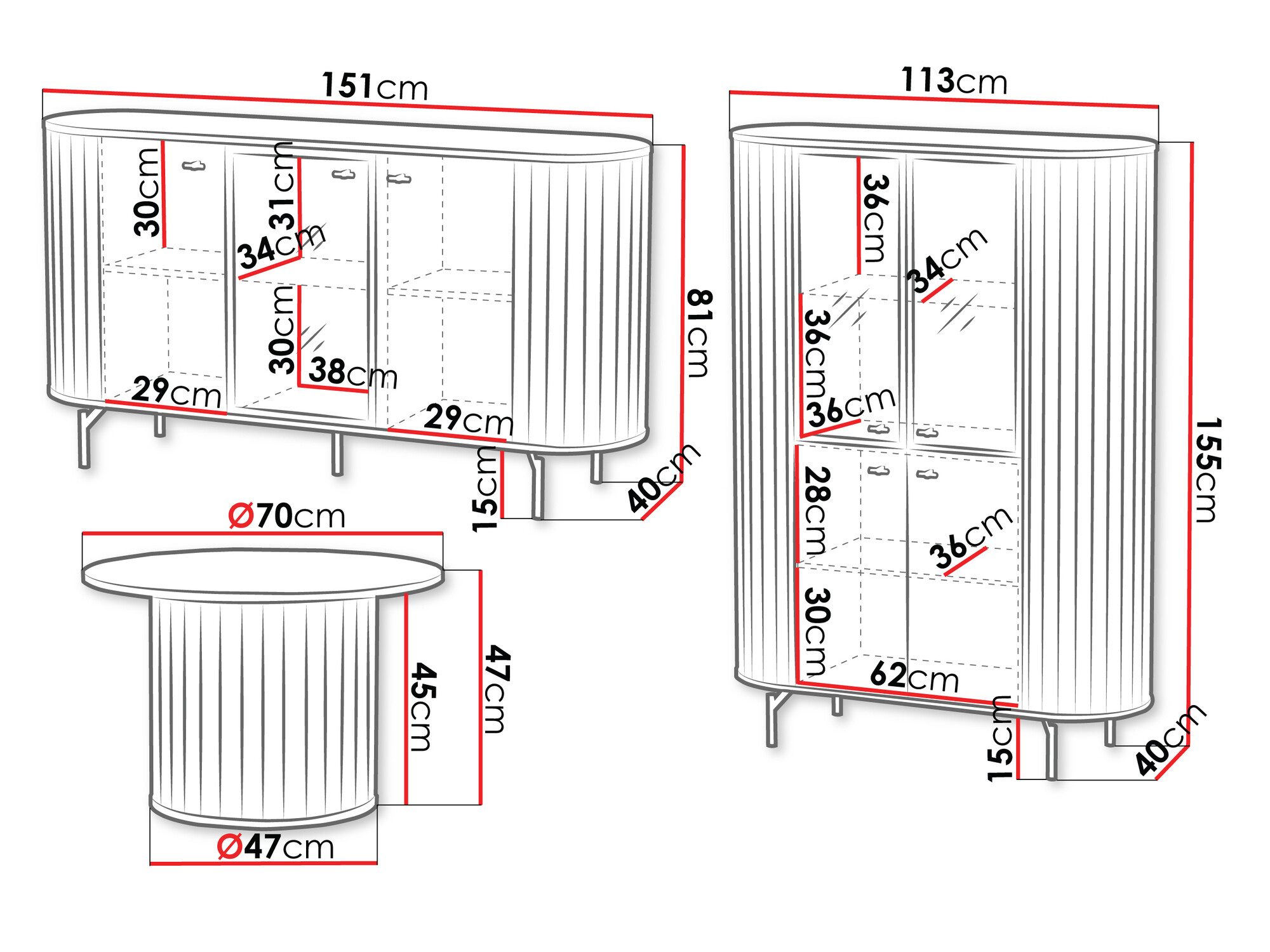 Set za dnevni boravak Novmono 120
